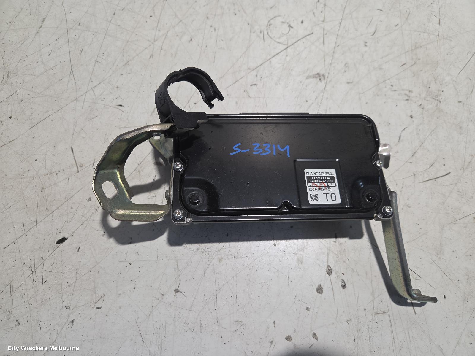 TOYOTA COROLLA ECU, ENGINE ECU, AUTO T/M, ECU ONLY, ZRE172R, 12/2013 - 06/2019