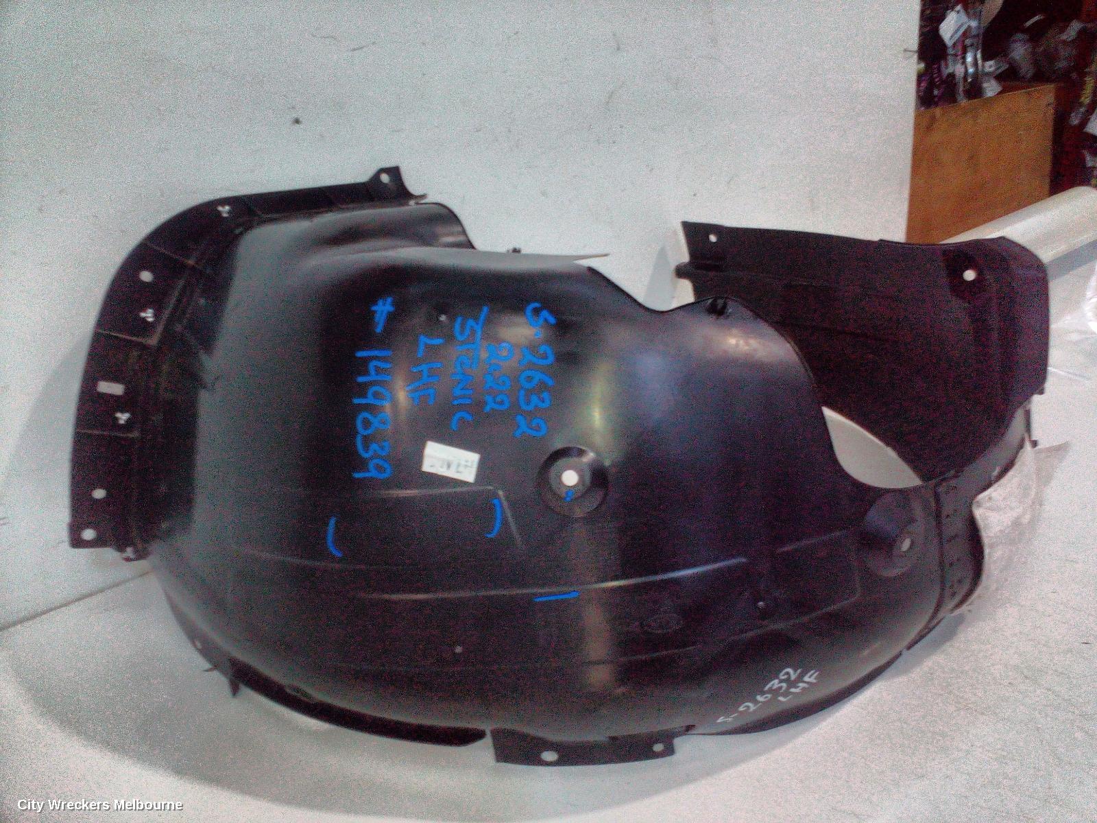 KIA STONIC LEFT GUARD LINER, FRONT, YB, 08/2020 ONWARDS