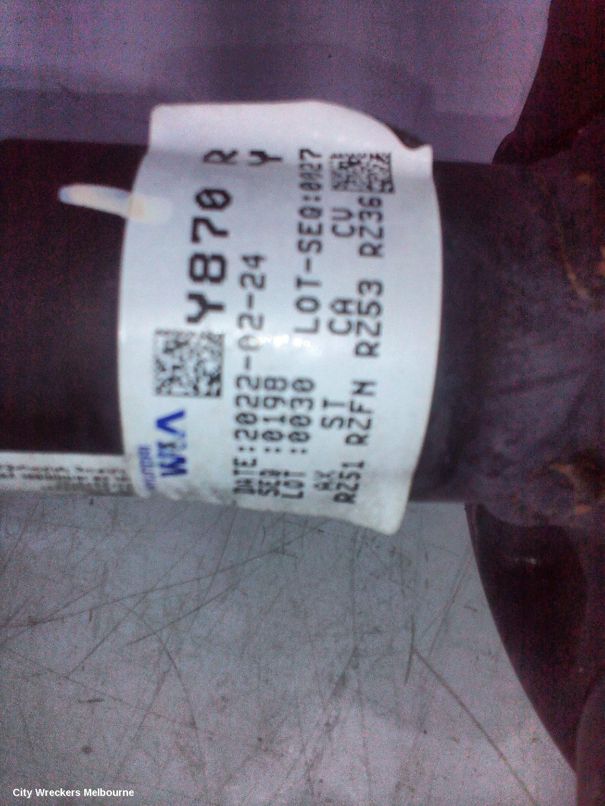 KIA STONIC RIGHT FRONT STRUT, YB, 08/2020 ONWARDS
