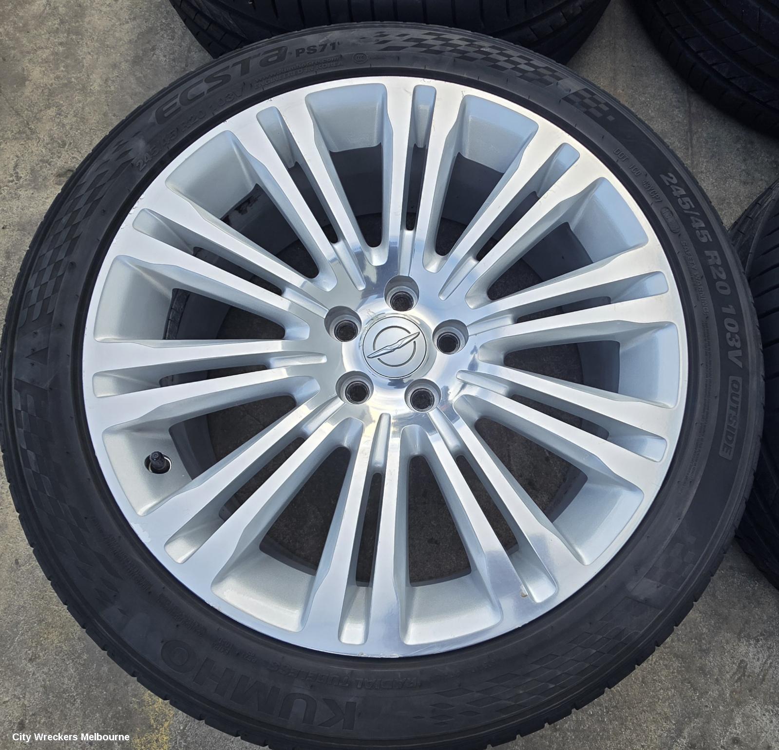 CHRYSLER 300C WHEEL MAG, FACTORY, 20X8IN, LUXURY, LX2, 12/2011 - 12/2014