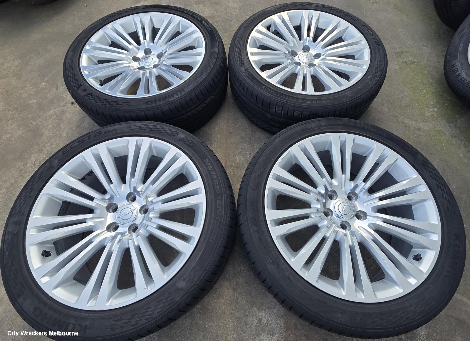 CHRYSLER 300C WHEEL MAG, FACTORY, 20X8IN, LUXURY, LX2, 12/2011 - 12/2014