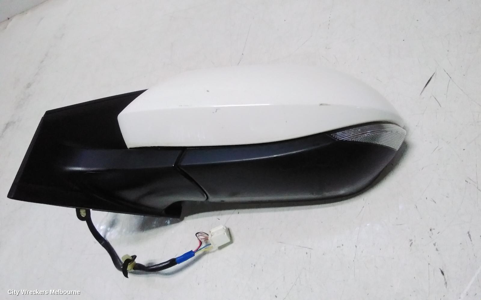 TOYOTA YARIS LEFT DOOR MIRROR, XP210 SERIES, W/ AUTO POWER FOLD, NON BLIND SPOT TYPE, COLOUR CODED, 04/2020 ONWARDS