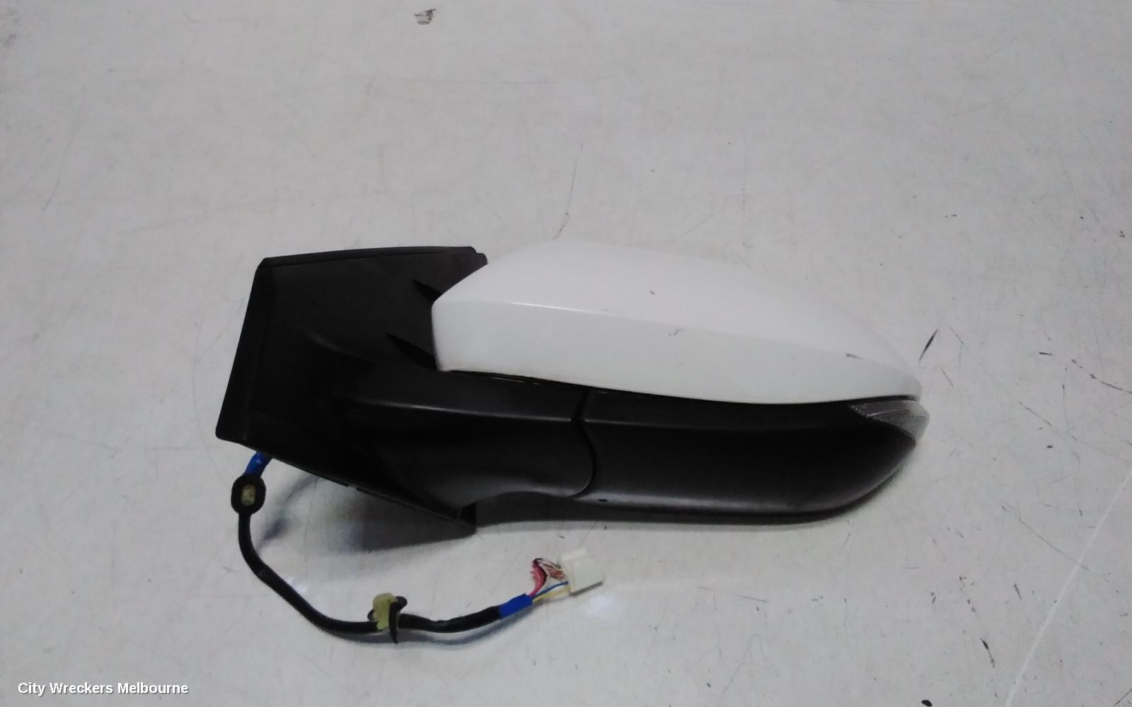 TOYOTA YARIS LEFT DOOR MIRROR, XP210 SERIES, W/ AUTO POWER FOLD, NON BLIND SPOT TYPE, COLOUR CODED, 04/2020 ONWARDS