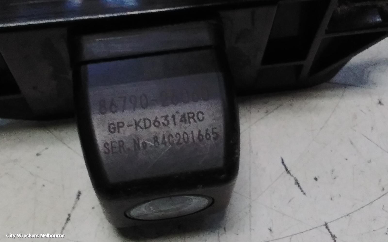 TOYOTA HIACE REVERSE CAMERA, REVERSE CAMERA, TRH/KDH, 03/2005 - 04/2019