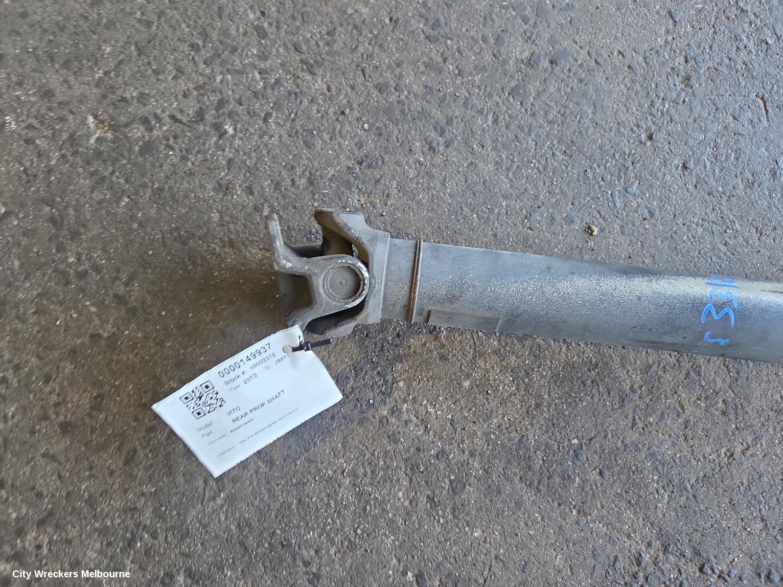 MERCEDES VITO REAR DRIVE SHAFT, 639, P/N A6394108406, 02/2011 - 02/2015