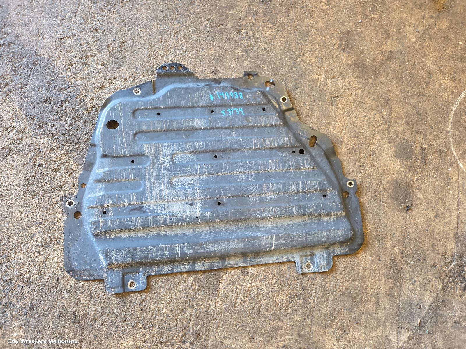 LAND ROVER FREELANDER LOWER ENGINE SPLASH TRAY, LF2, 2.2, DIESEL, TURBO, 4WD, AUTO T/M, 06/2007 - 12/2014
