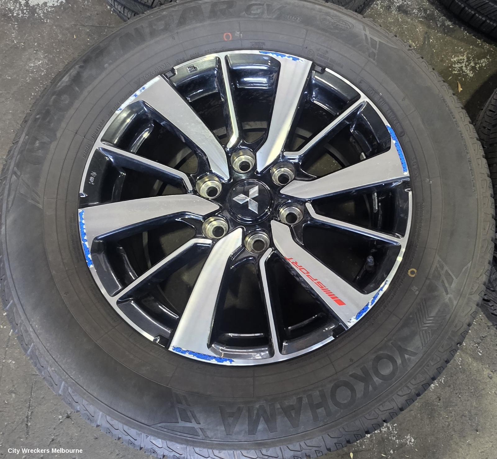 MITSUBISHI TRITON WHEEL MAG, FACTORY, 18X7.5IN, SILVER, MR, 07/2019 - 10/2023