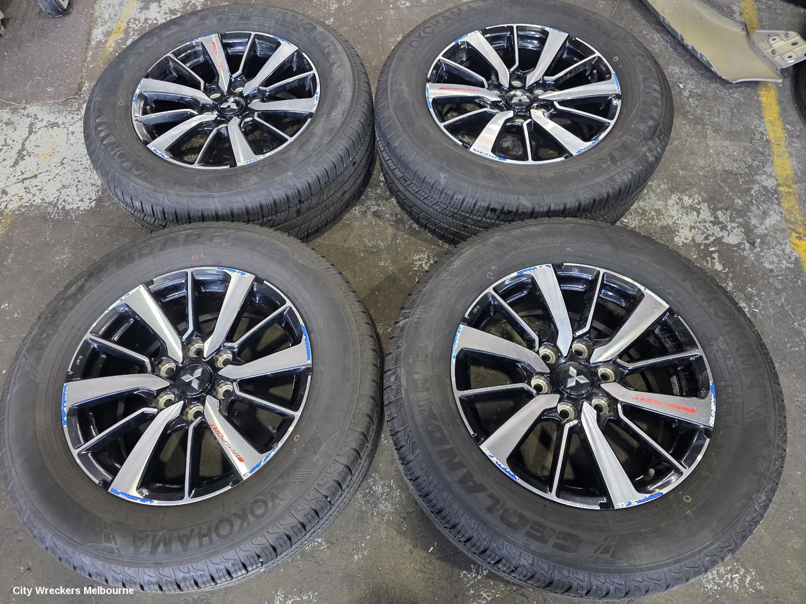 MITSUBISHI TRITON WHEEL MAG, FACTORY, 18X7.5IN, SILVER, MR, 07/2019 - 10/2023