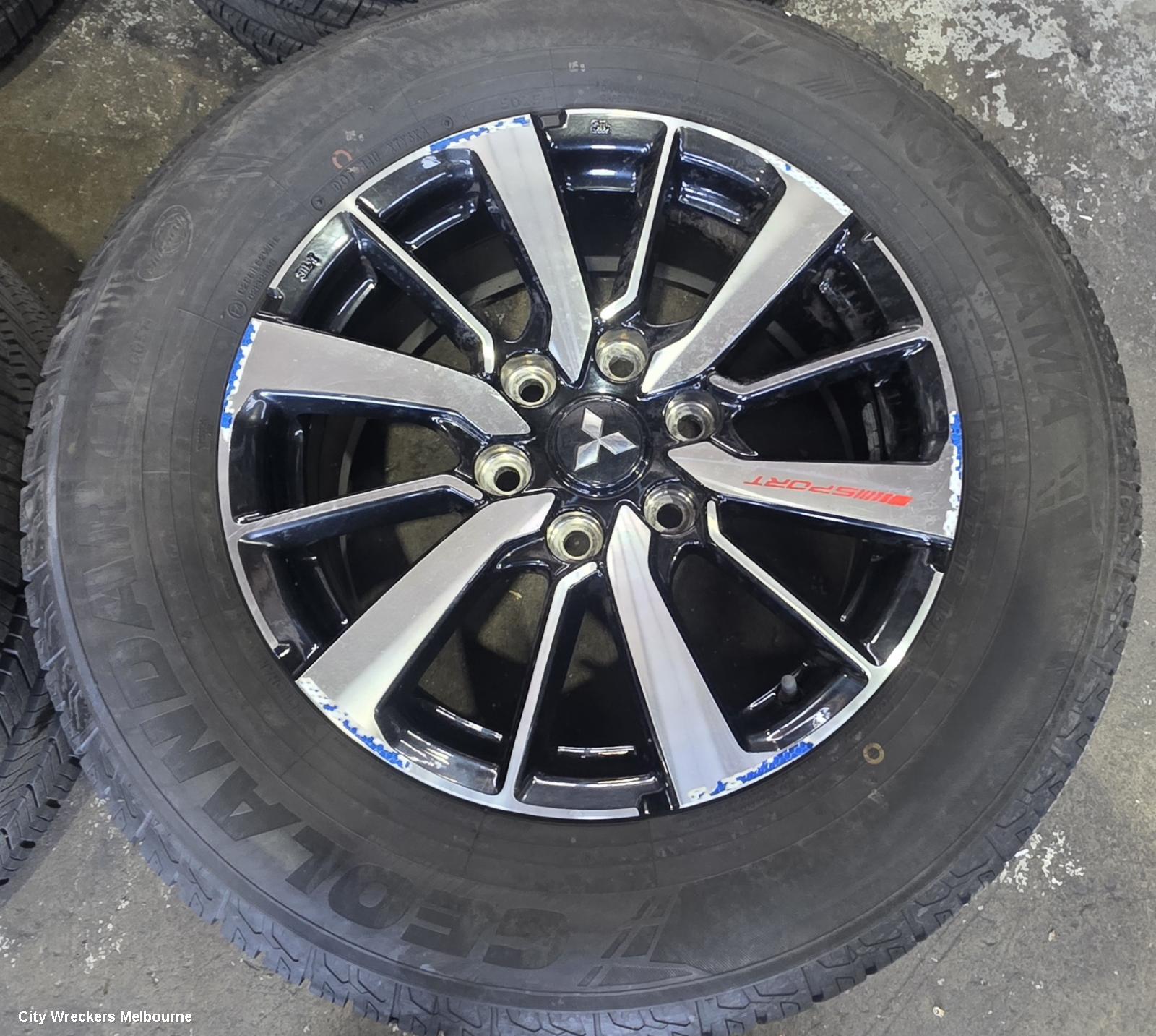 MITSUBISHI TRITON WHEEL MAG, FACTORY, 18X7.5IN, SILVER, MR, 07/2019 - 10/2023
