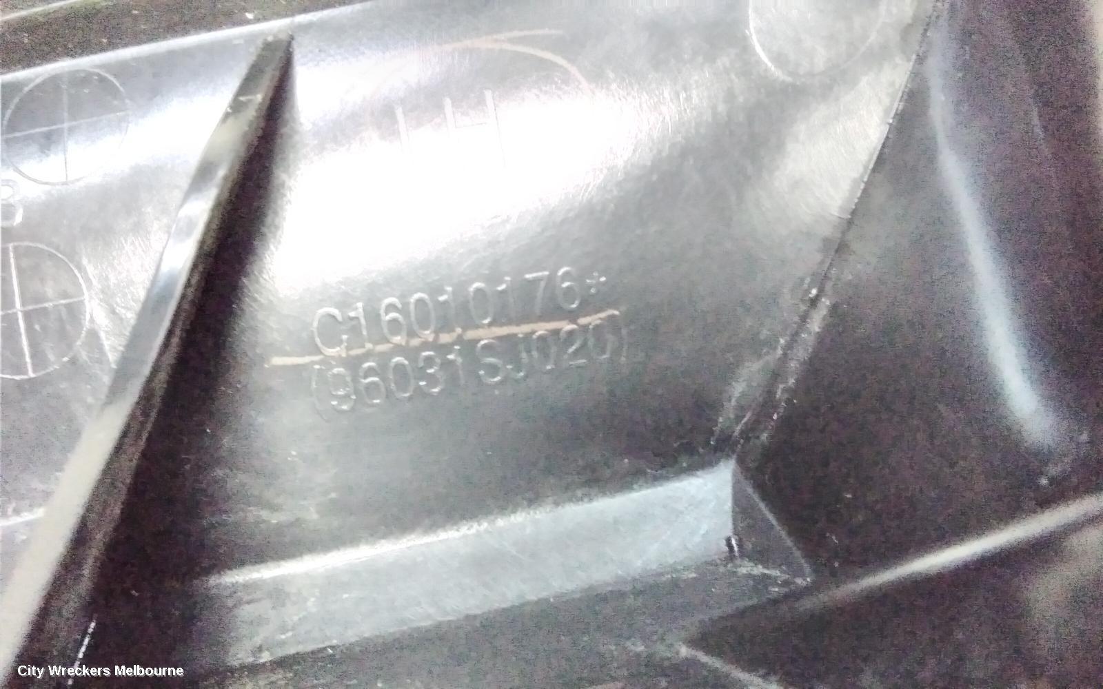 SUBARU FORESTER, SK, 08/2018 - 11/2024, C16010176 ~ TAILGATE SPOILER WINGLET MOLDING LEFT SIDE : 150016