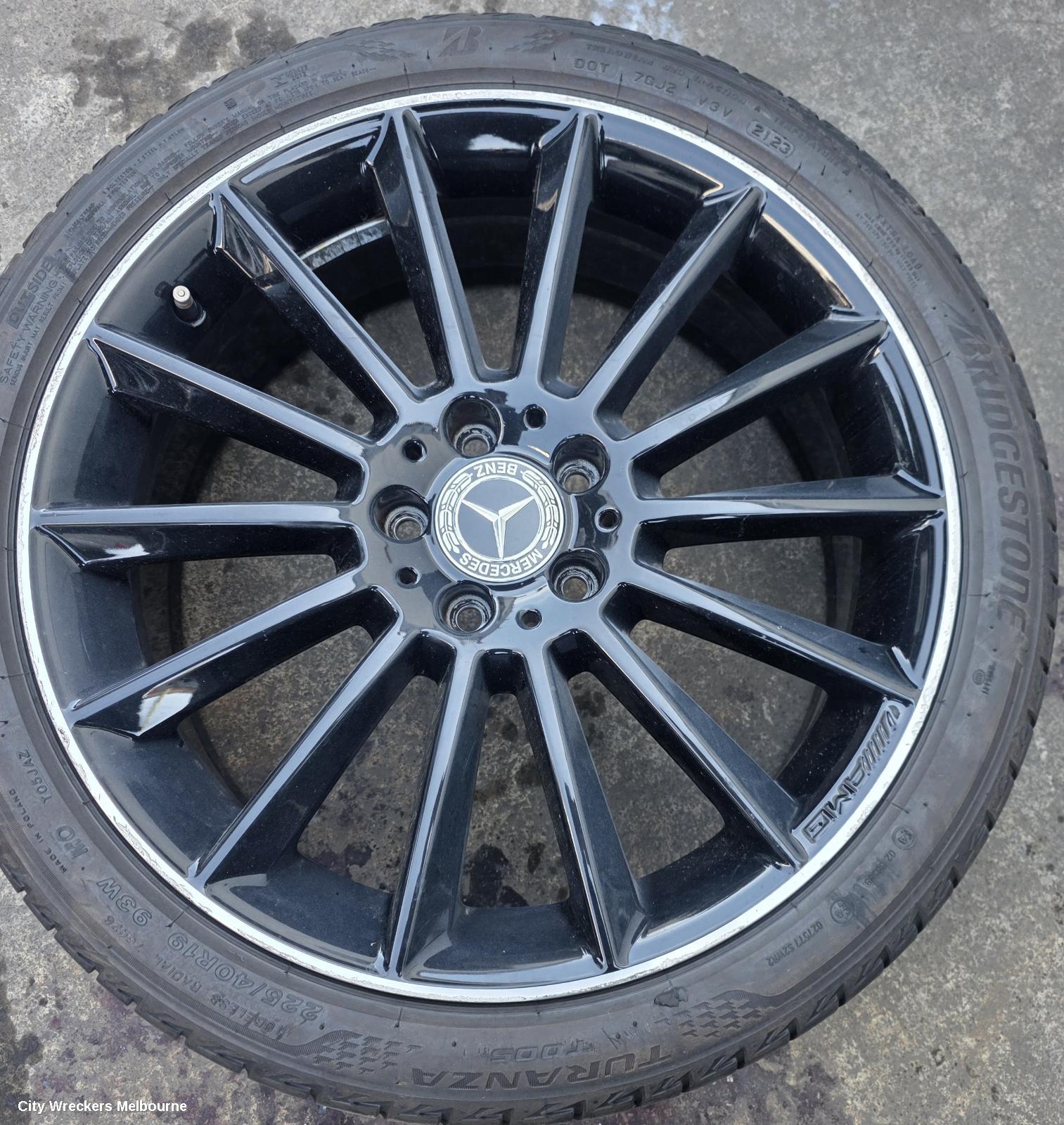 MERCEDES CLA CLASS WHEEL MAG, C117/X117, FACTORY, 19X8IN, MULTISPOKE, 787 CODE, 10/2013 - 02/2019