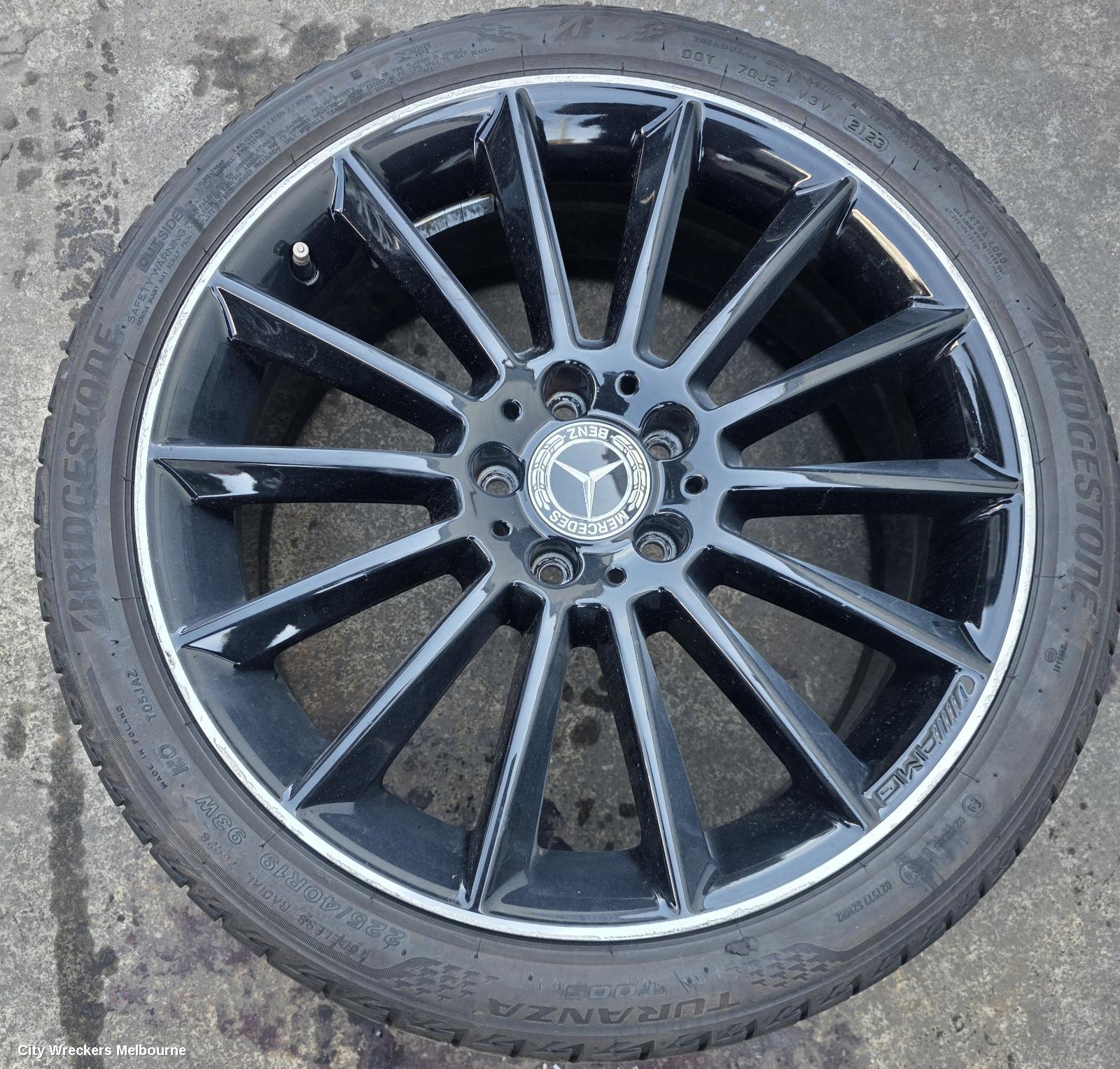MERCEDES CLA CLASS WHEEL MAG, C117/X117, FACTORY, 19X8IN, MULTISPOKE, 787 CODE, 10/2013 - 02/2019