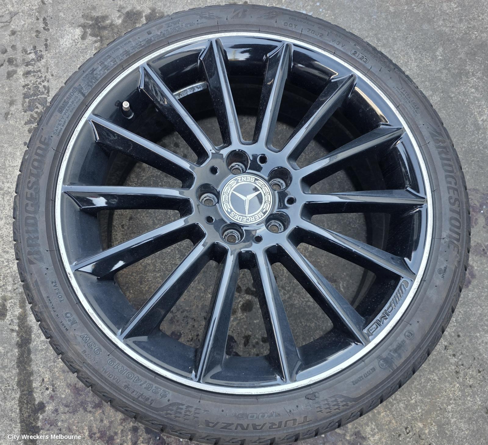MERCEDES CLA CLASS WHEEL MAG, C117/X117, FACTORY, 19X8IN, MULTISPOKE, 787 CODE, 10/2013 - 02/2019