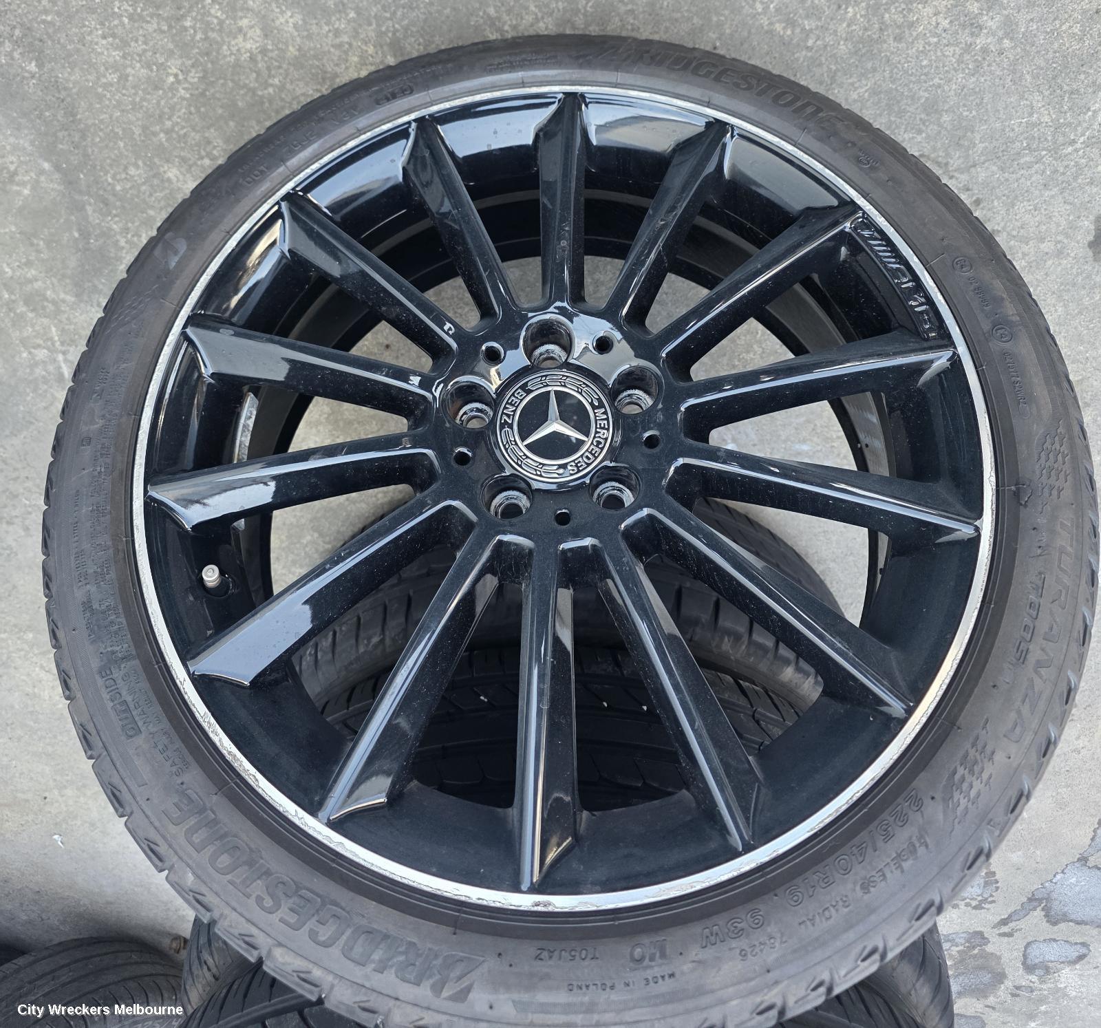 MERCEDES CLA CLASS WHEEL MAG, C117/X117, FACTORY, 19X8IN, MULTISPOKE, 787 CODE, 10/2013 - 02/2019