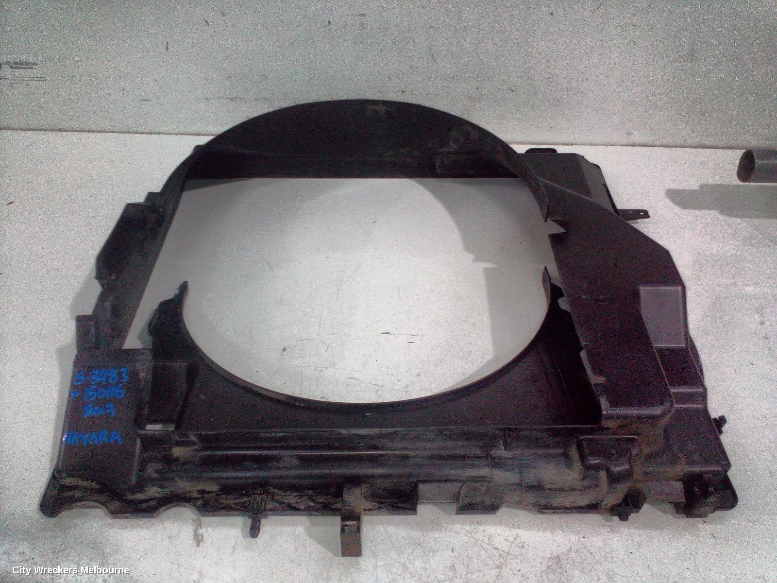 NISSAN NAVARA FAN SHROUD, D40 (VIN VSK), DIESEL, 2.5, YD25, 09/2005 - 08/2015