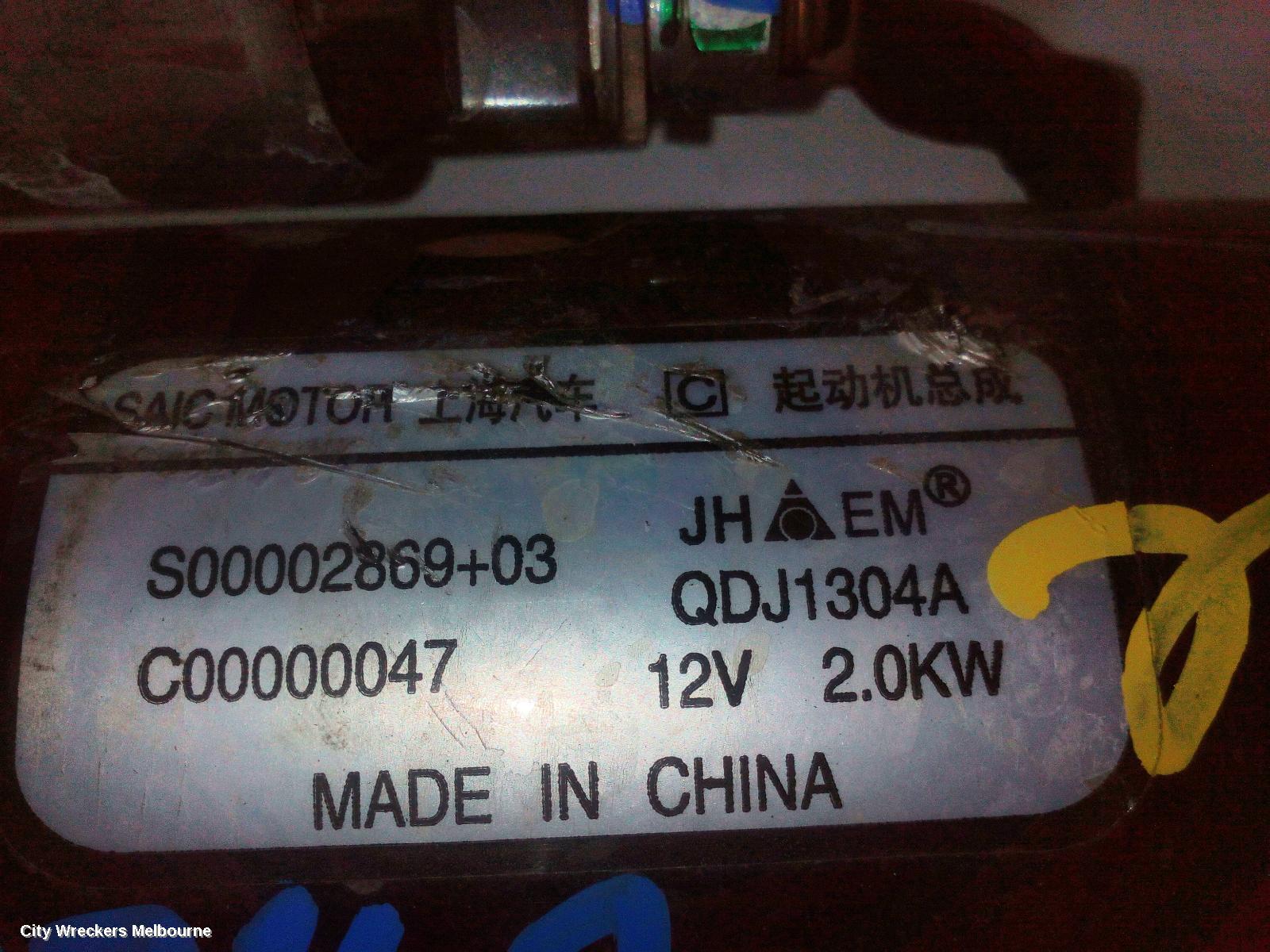 LDV V80 STARTER, DIESEL, 2.5, TURBO, 01/2013 - 12/2023