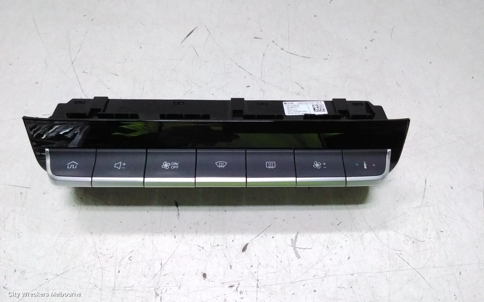 MG ZS HEATER/AC CONTROLS, AZS1, NON CLIMATE CONTROL, 7 BUTTON TYPE, ZST, 01/2020 - 06/2025