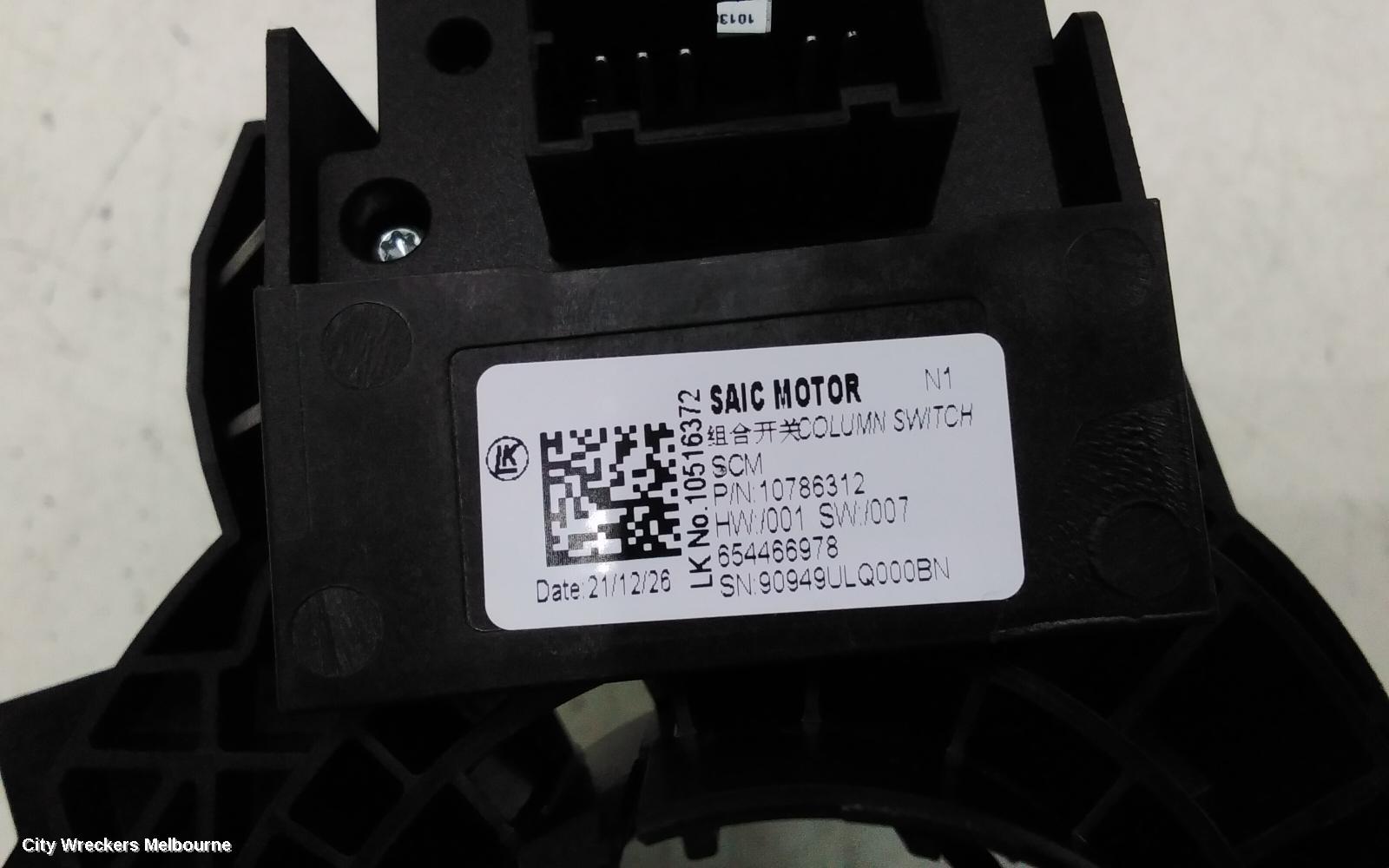 MG ZS COMBINATION SWITCH, COMBINATION SWITCH ASSY, AZS1, 09/2017 - 06/2025