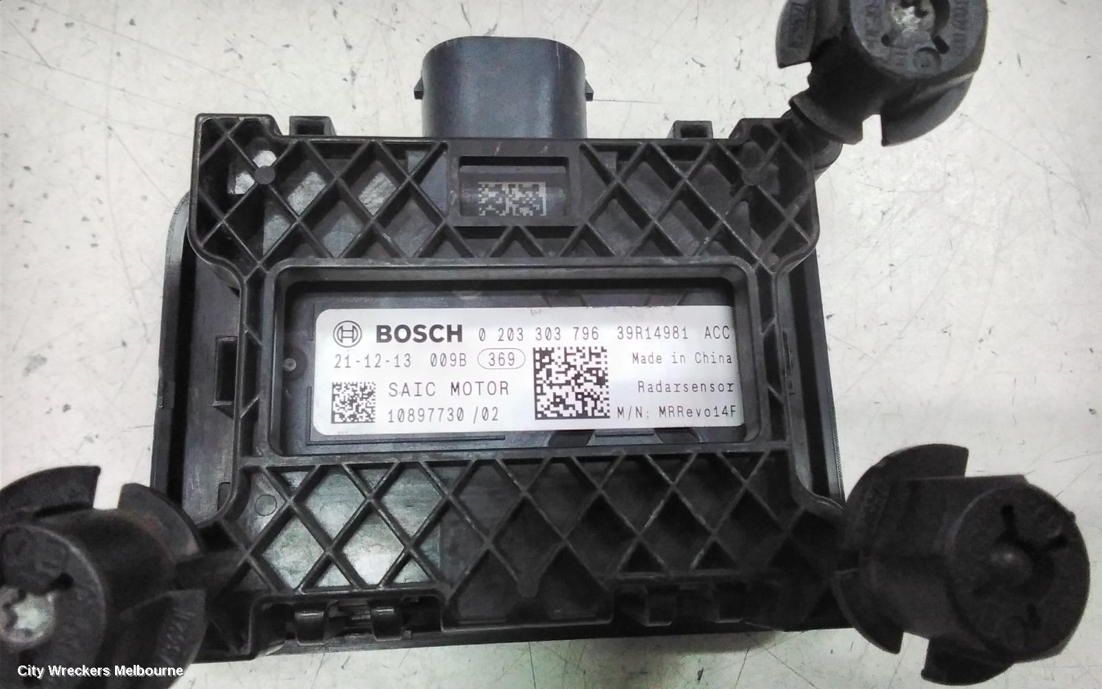MG ZS REVERSE CAMERA, FRONT RADAR SENSOR (BUMPER MOUNTED), AZS1, 09/2017 - 06/2025