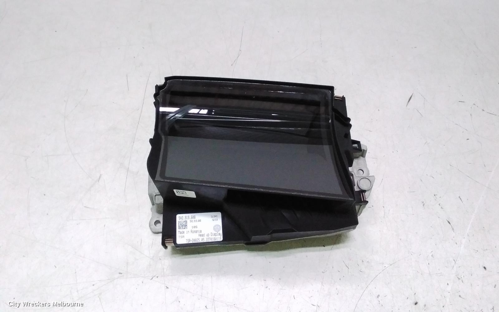 VOLKSWAGEN GOLF INSTRUMENT CLUSTER, HEAD UP DISPLAY, GEN 8, 09/2020 ONWARDS
