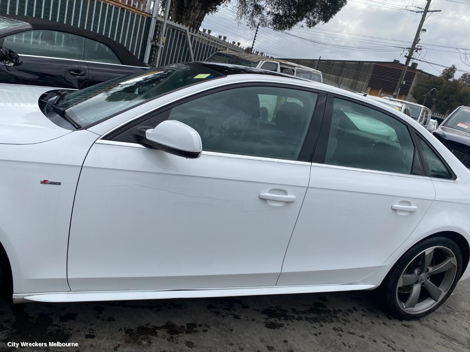 AUDI A4 LEFT REAR DOOR/SLIDING, A4/S4, B8 8K, SEDAN, 02/2008 - 01/2016