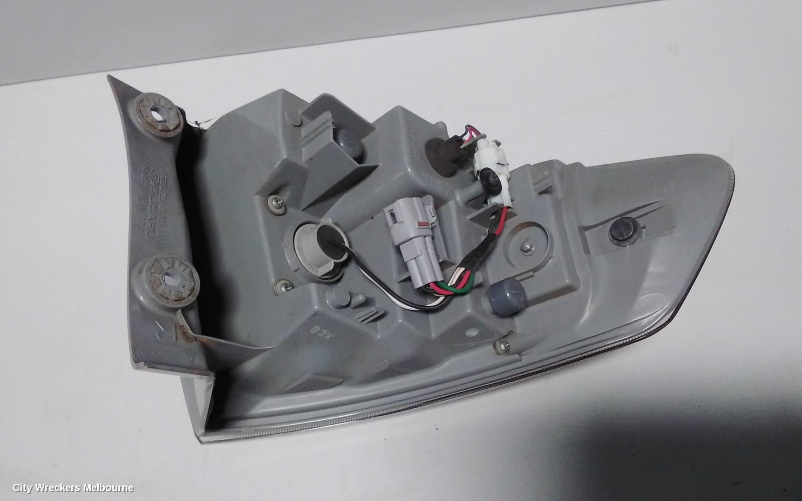 SUBARU IMPREZA RIGHT TAILLIGHT, HATCH, WRX, IN BODY, 04/2007 - 12/2013