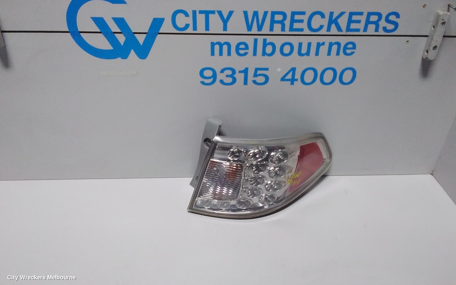 SUBARU IMPREZA RIGHT TAILLIGHT, HATCH, WRX, IN BODY, 04/2007 - 12/2013