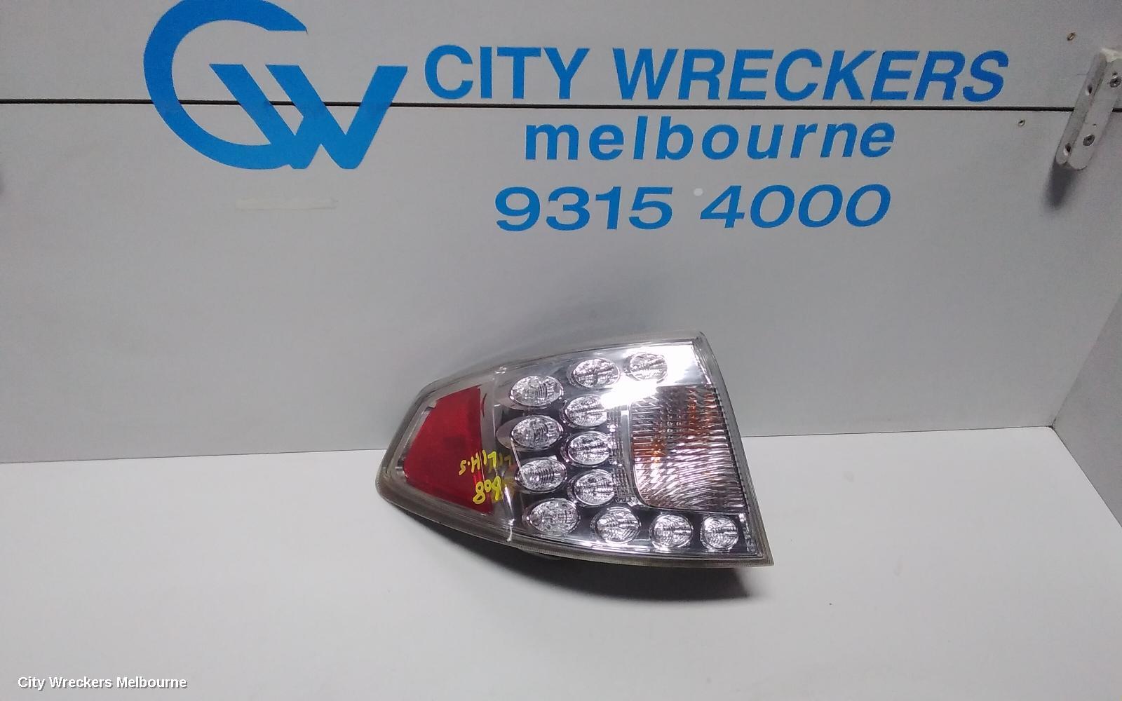 SUBARU IMPREZA LEFT TAILLIGHT, G3, HATCH, WRX, IN BODY, 04/2007 - 12/2013