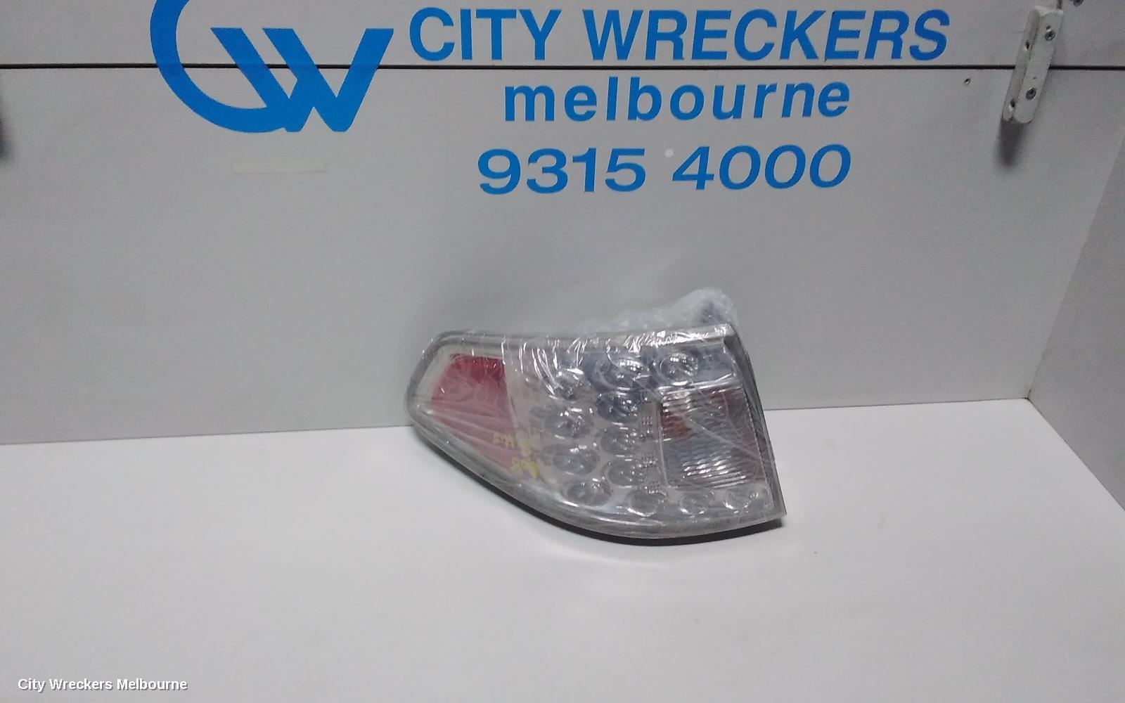 SUBARU IMPREZA LEFT TAILLIGHT, G3, HATCH, WRX, IN BODY, 04/2007 - 12/2013