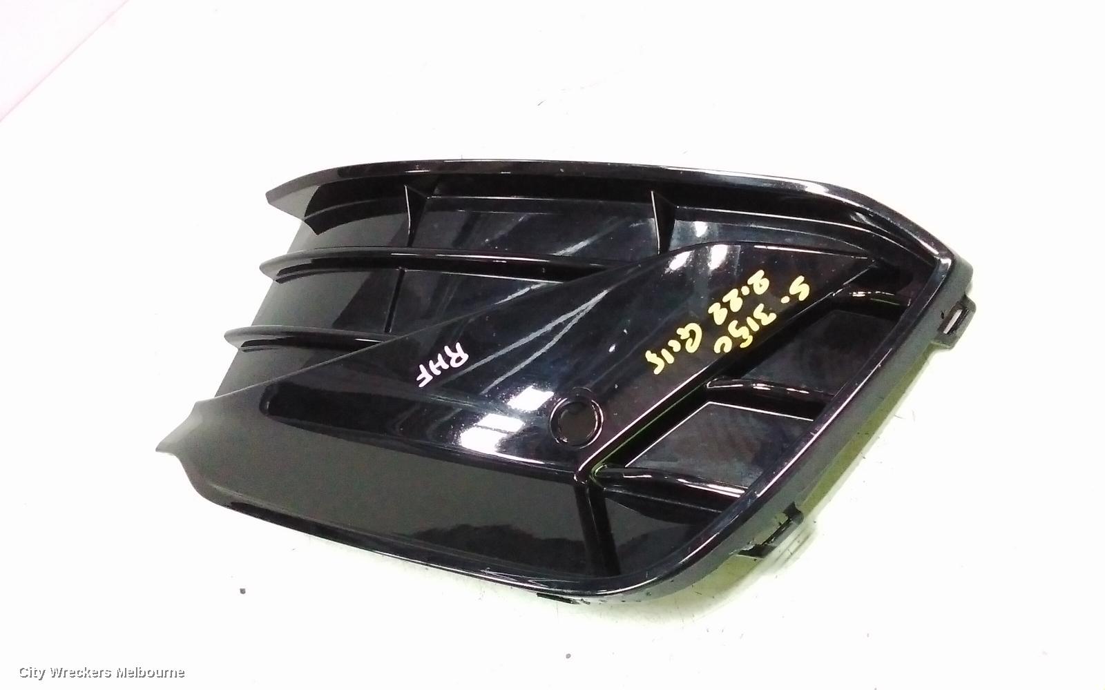 VOLKSWAGEN GOLF GRILLE, GEN 8, BUMPER GRILLE (RH SIDE), R-LINE, 09/2020 - 06/2024
