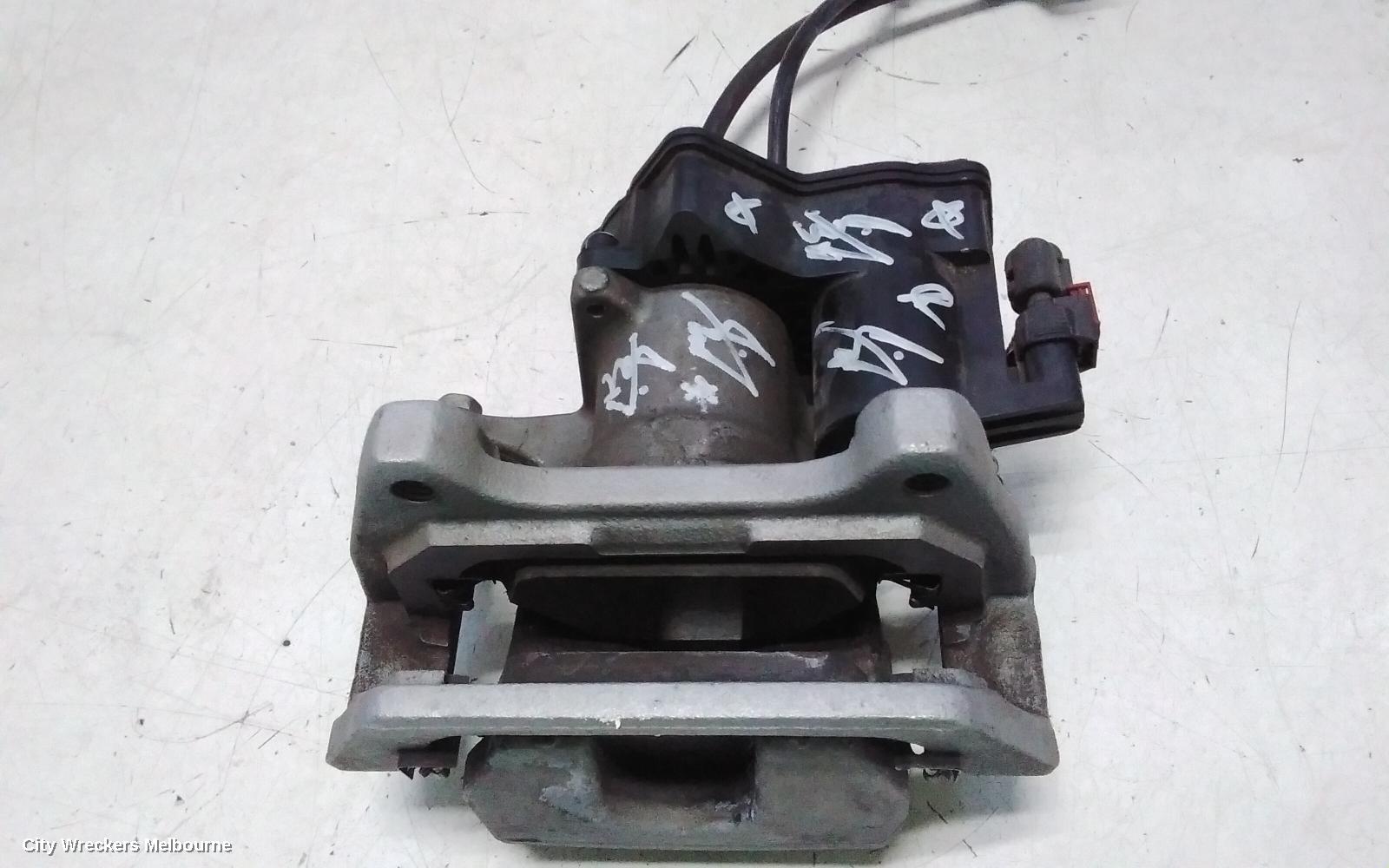 TESLA MODEL Y CALIPER, 1ST GEN, LH REAR, 1 PISTON TYPE, NON PERFORMANCE, 03/2022 - 02/2025