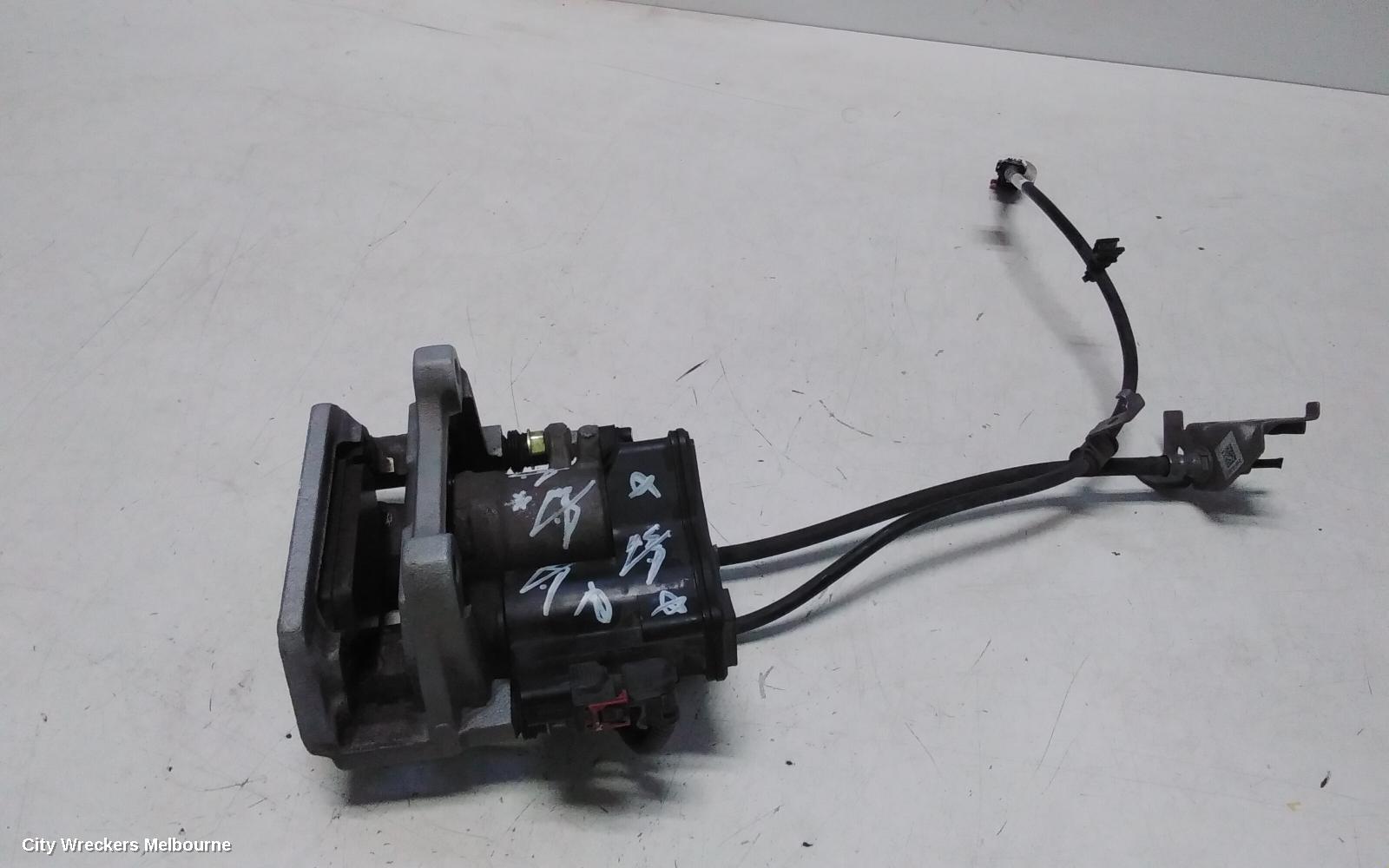 TESLA MODEL Y CALIPER, 1ST GEN, LH REAR, 1 PISTON TYPE, NON PERFORMANCE, 03/2022 - 02/2025
