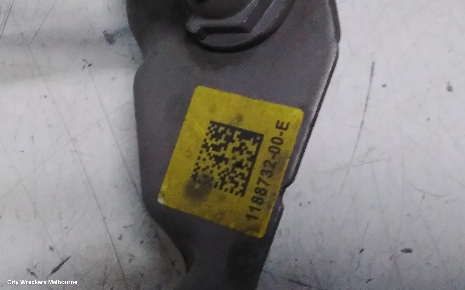 TESLA MODEL Y CALIPER, 1ST GEN, RH REAR, 1 PISTON TYPE, NON PERFORMANCE, 03/2022 - 02/2025