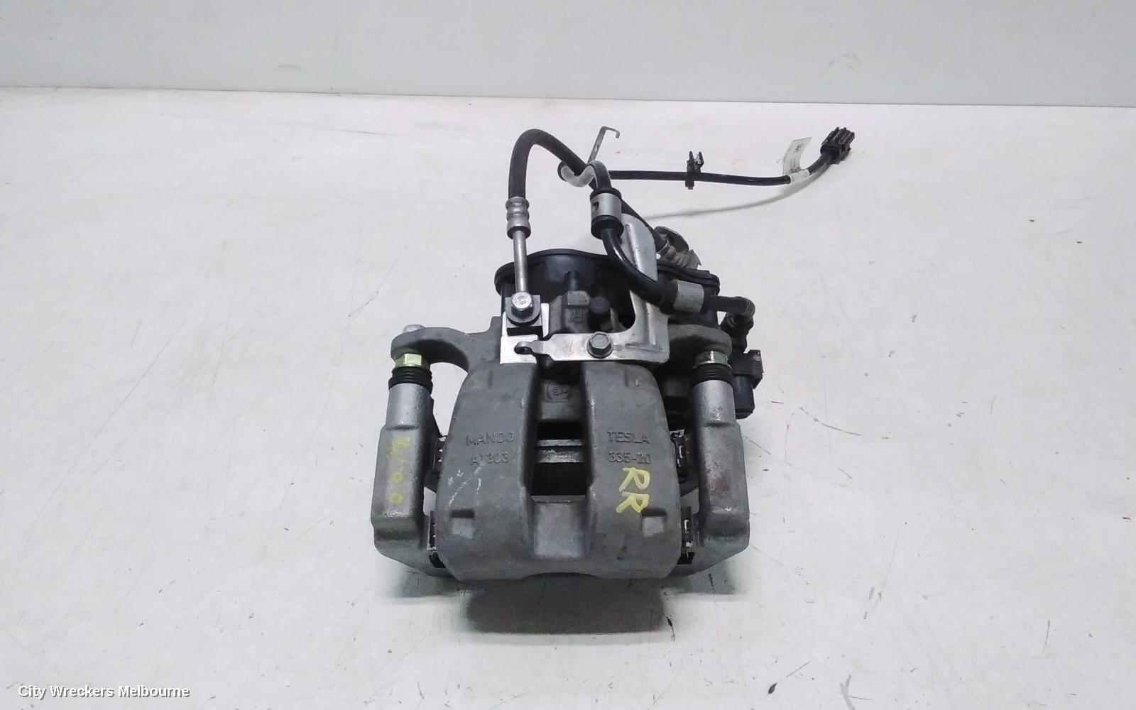 TESLA MODEL Y CALIPER, 1ST GEN, RH REAR, 1 PISTON TYPE, NON PERFORMANCE, 03/2022 - 02/2025