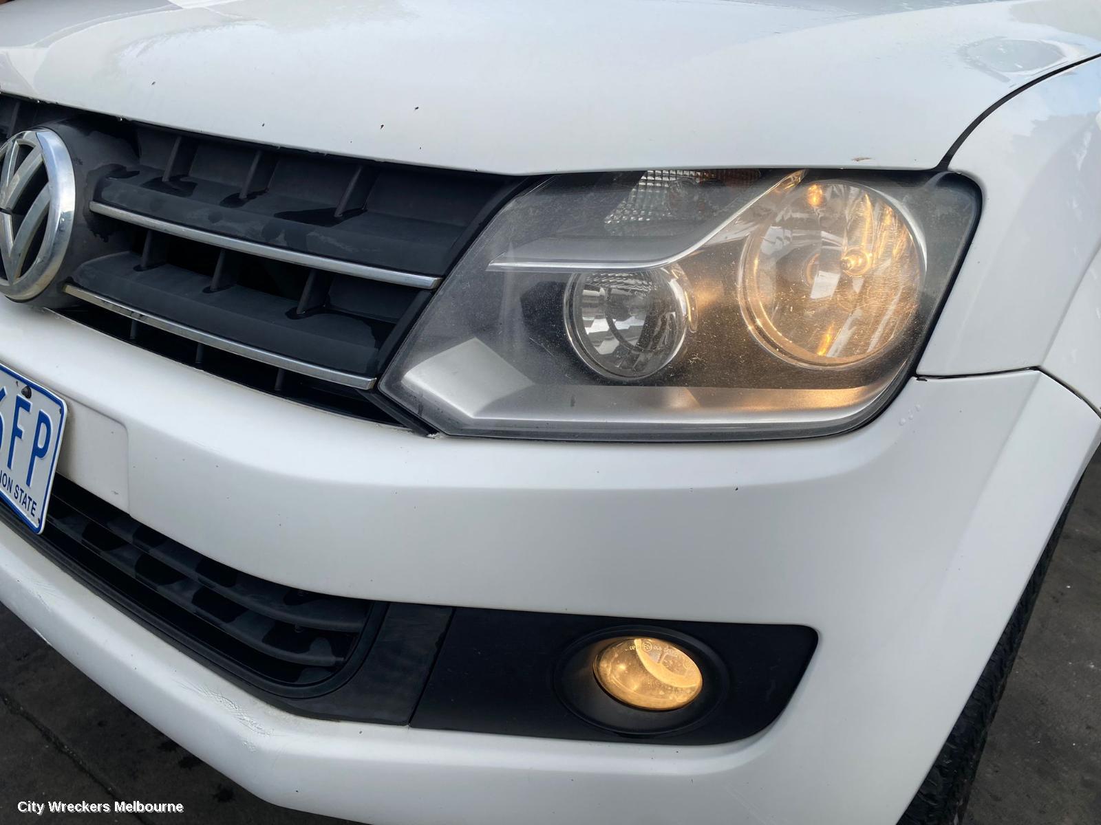 VOLKSWAGEN AMAROK LEFT HEADLAMP, 2H, HALOGEN TYPE, 10/2010 - 09/2022