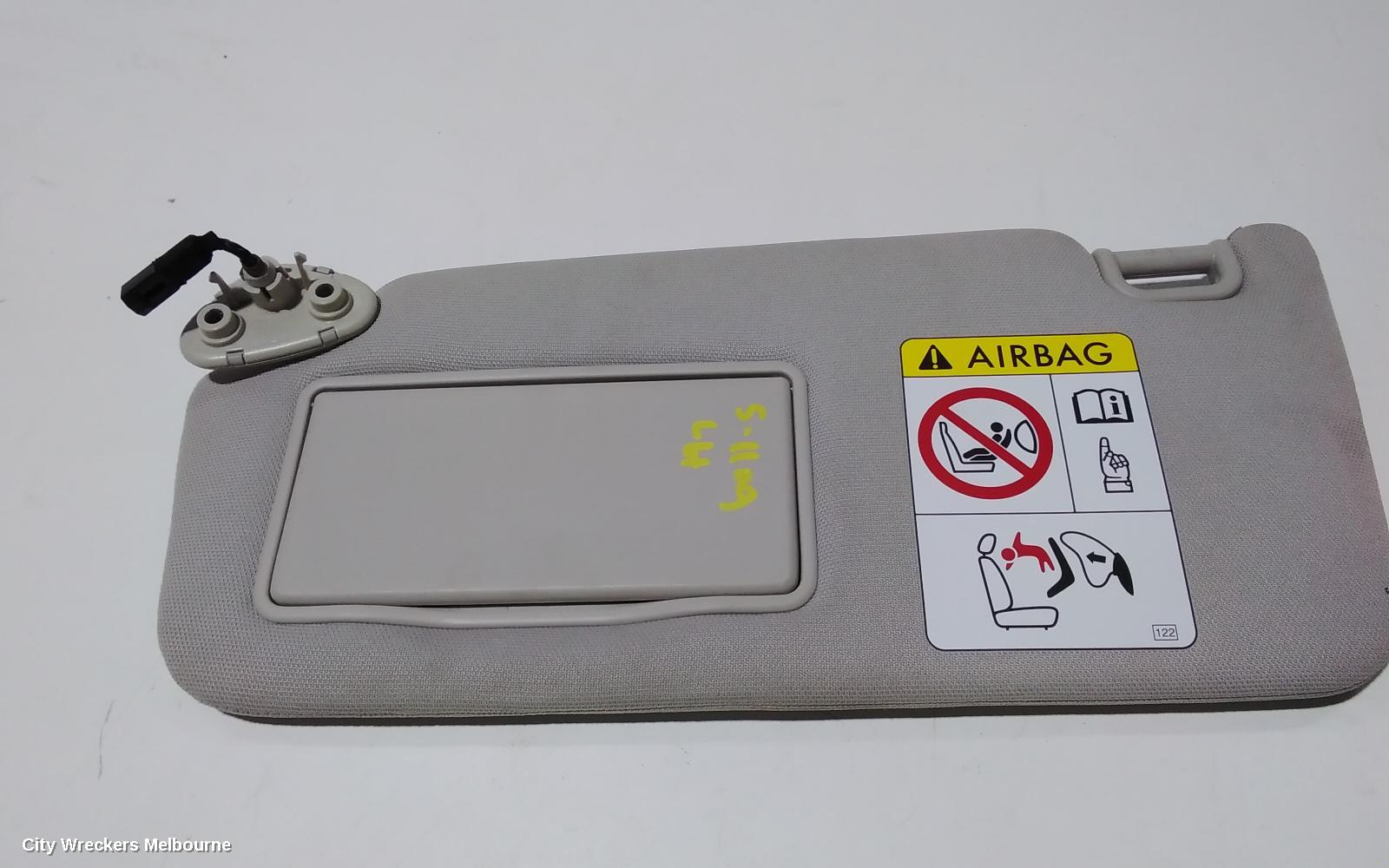 SUBARU OUTBACK SUNVISOR, 6TH GEN, LH SIDE, 08/2014 - 12/2020