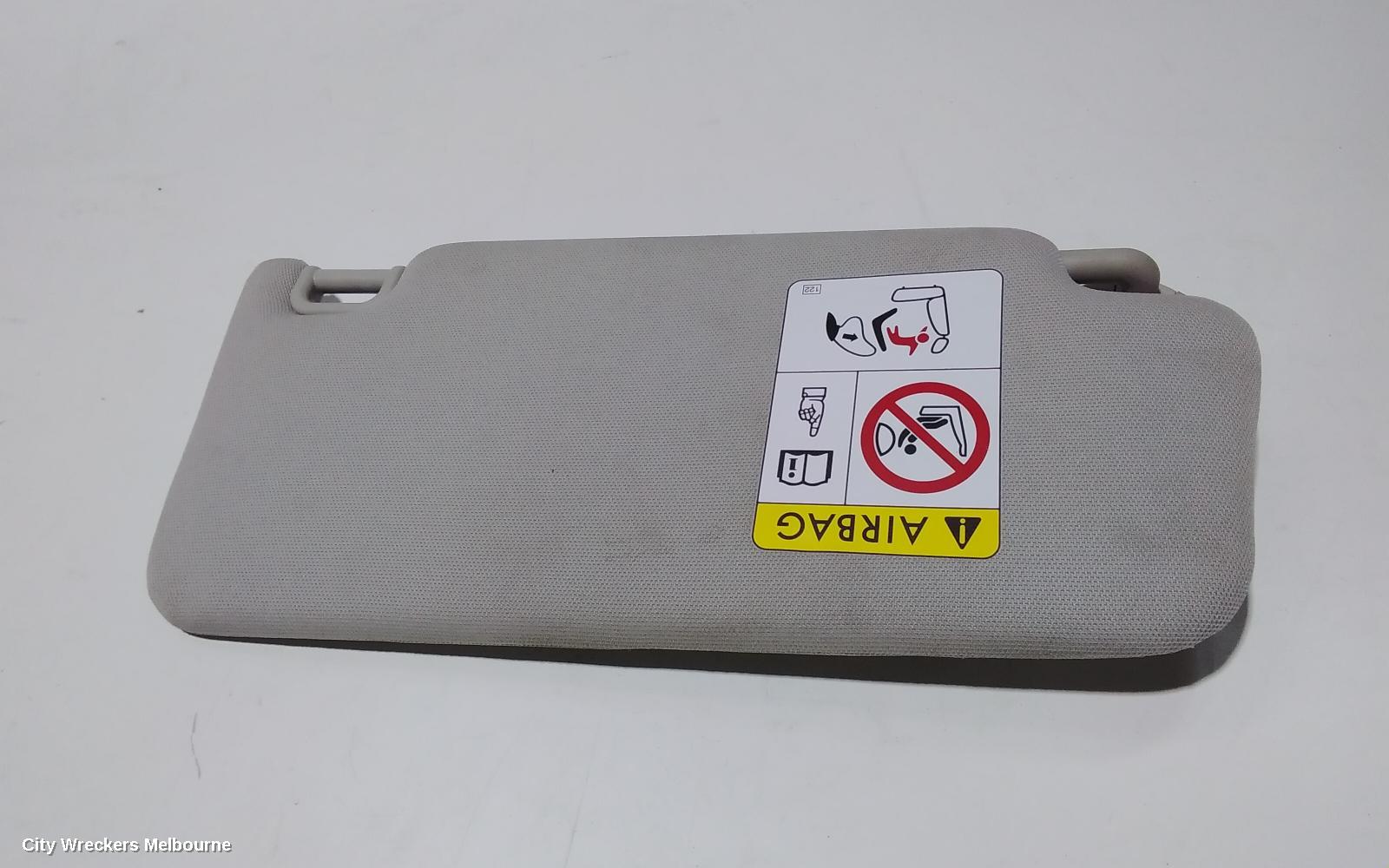 SUBARU OUTBACK SUNVISOR, 6TH GEN, LH SIDE, 08/2014 - 12/2020