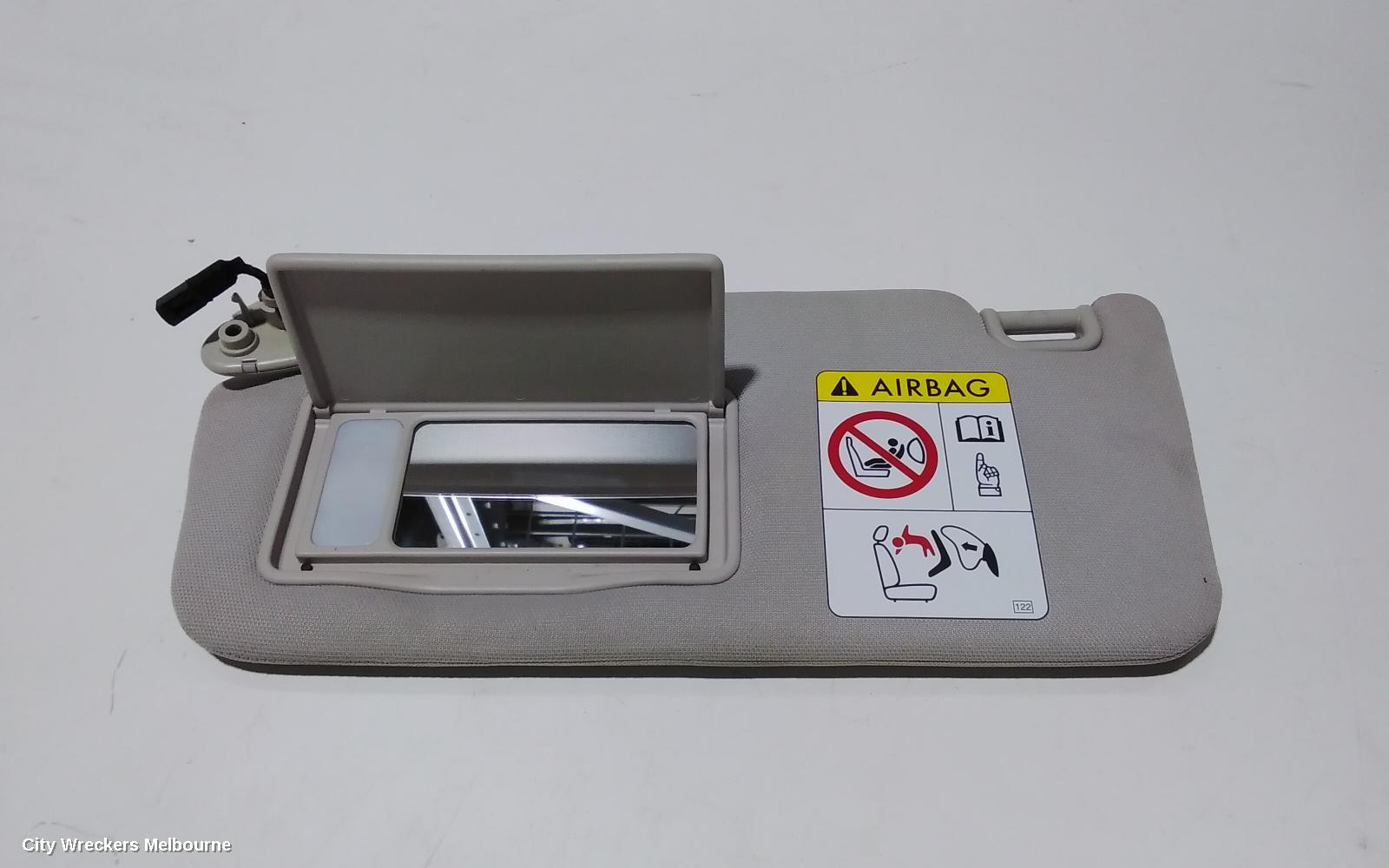 SUBARU OUTBACK SUNVISOR, 6TH GEN, LH SIDE, 08/2014 - 12/2020