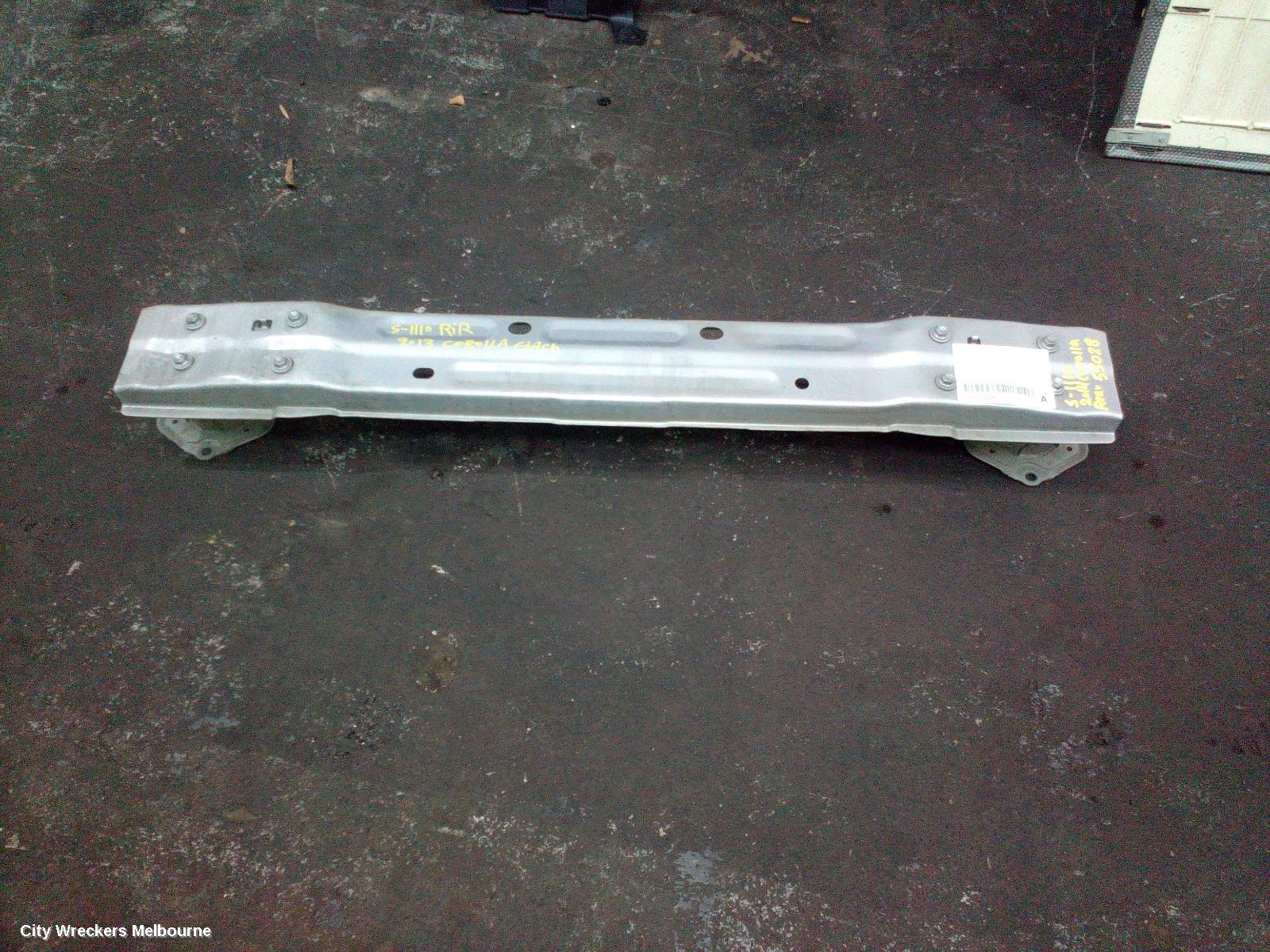 TOYOTA COROLLA R/BAR BRACKET/REINFO, REINFORCEMENT, ZRE182R/ZWE186R, HATCH, 10/2012 - 06/2018
