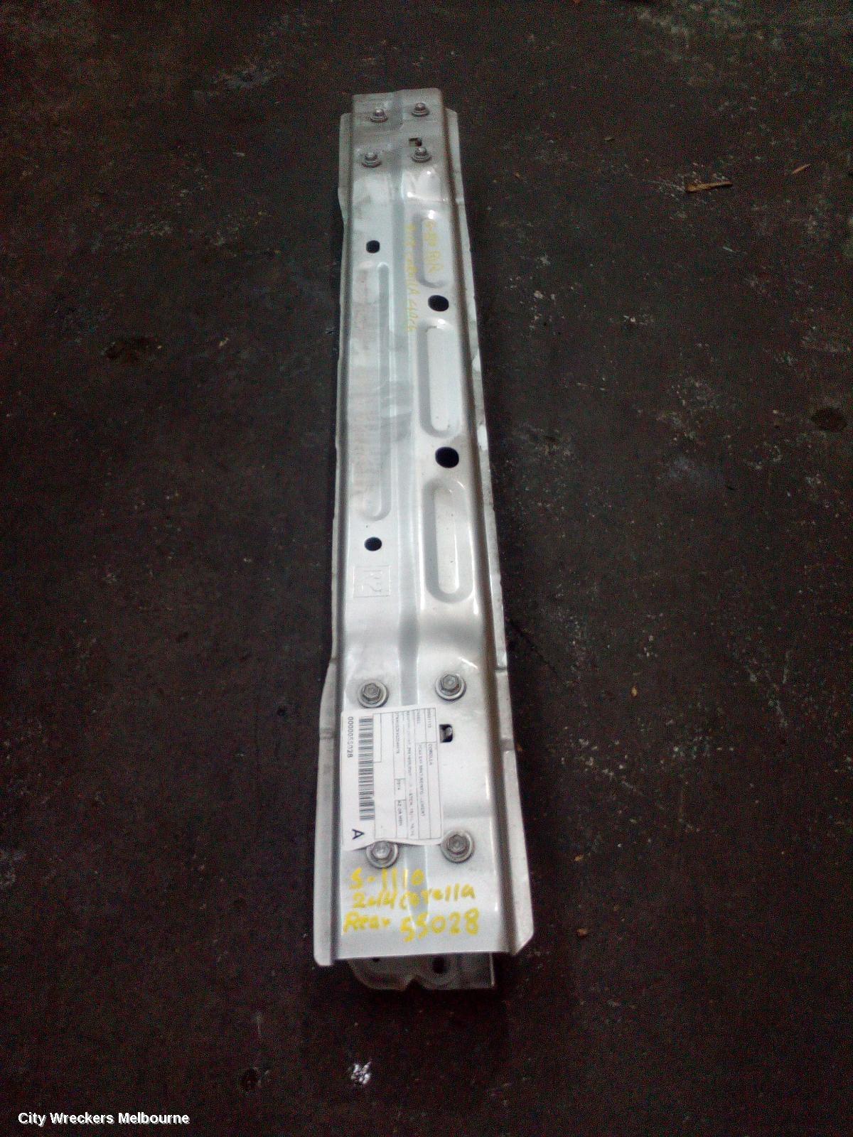 TOYOTA COROLLA R/BAR BRACKET/REINFO, REINFORCEMENT, ZRE182R/ZWE186R, HATCH, 10/2012 - 06/2018