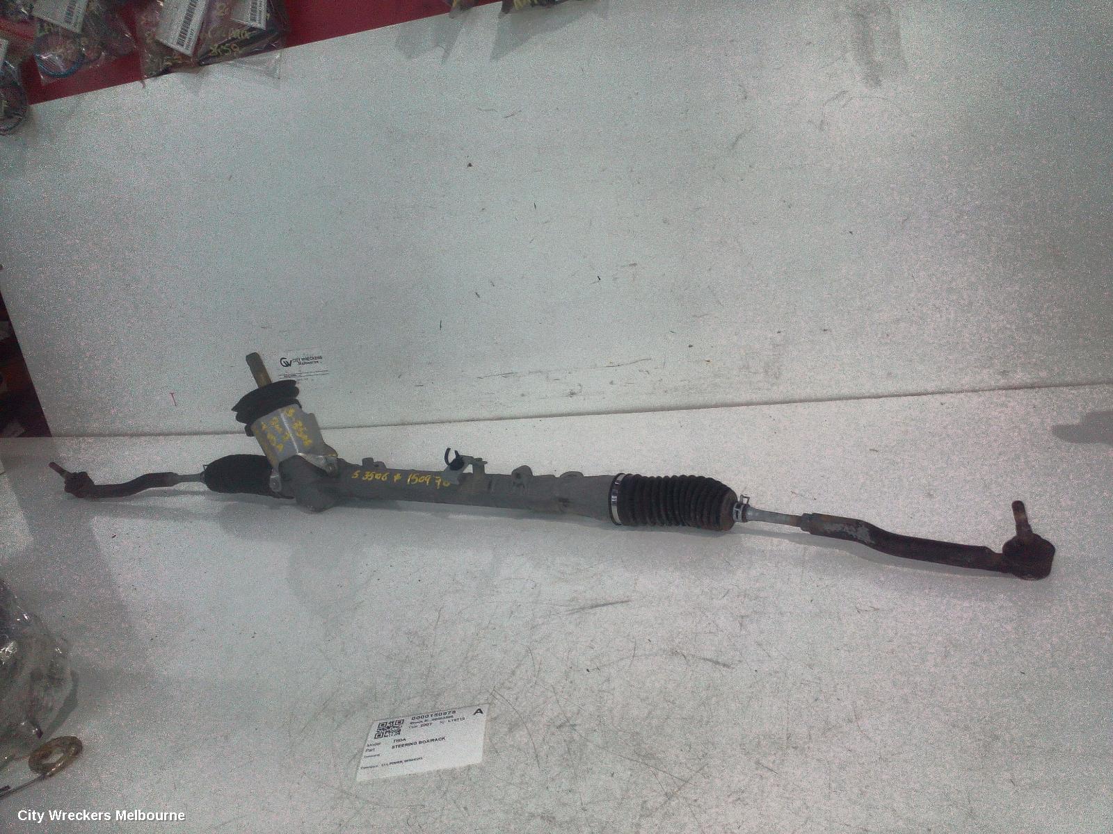 NISSAN TIIDA STEERING BOX/RACK, C11, POWER, 09/2004 - 01/2013