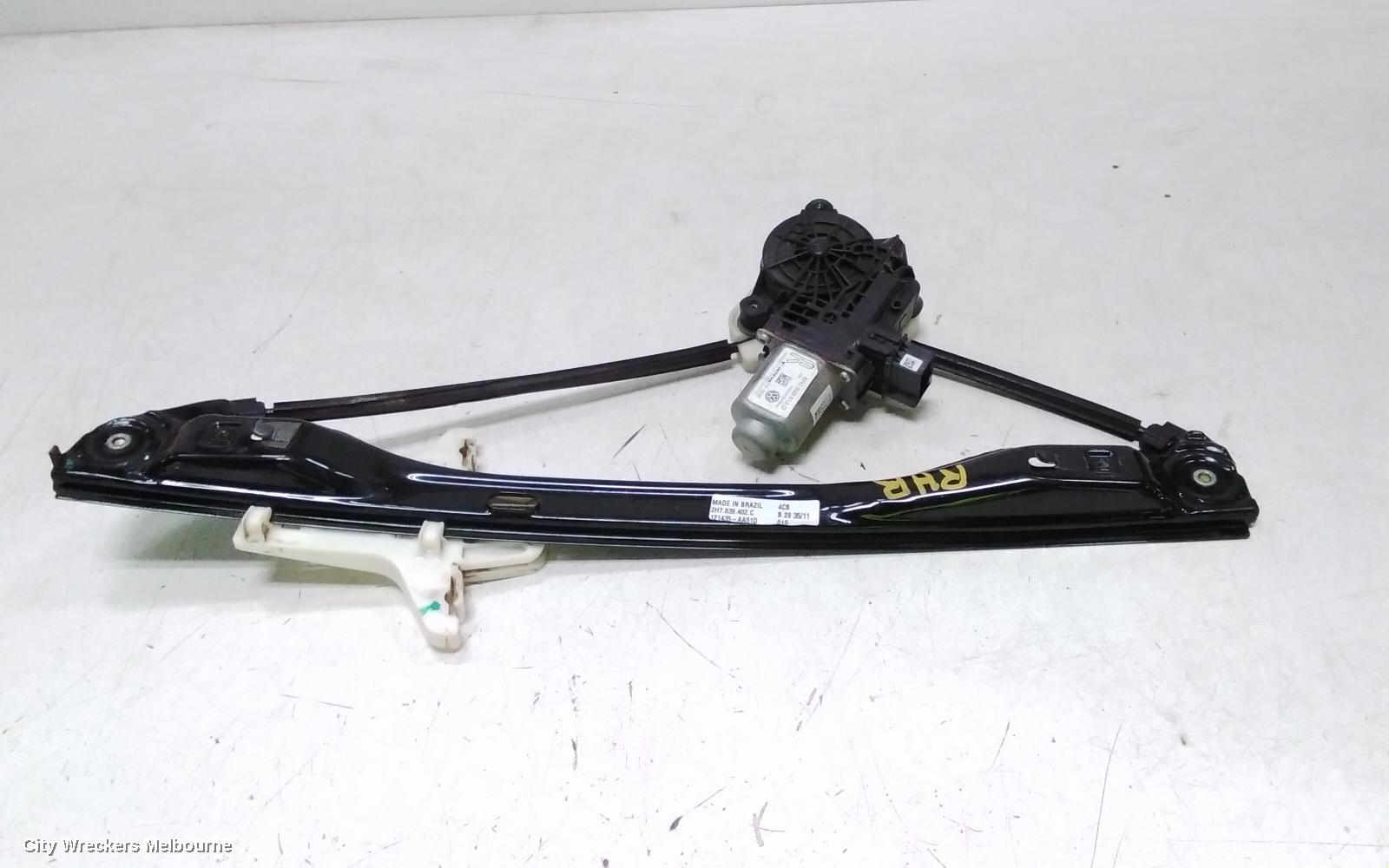 VOLKSWAGEN AMAROK RIGHT REAR WND REG/MOTOR, 2H, 10/2010 - 09/2022