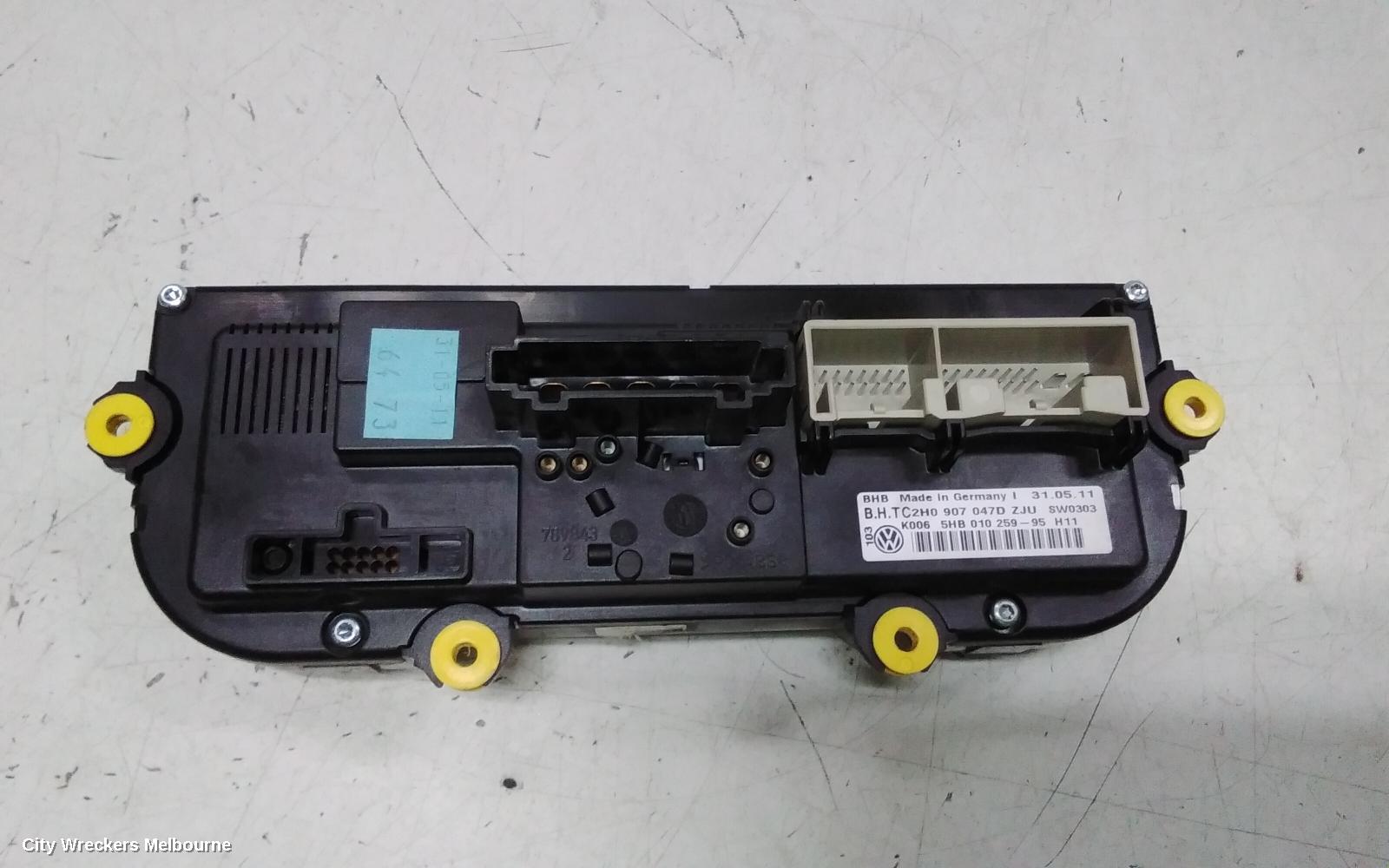VOLKSWAGEN AMAROK HEATER/AC CONTROLS, NON CLIMATE CONTROL TYPE, 2H, 10/2010 - 09/2022