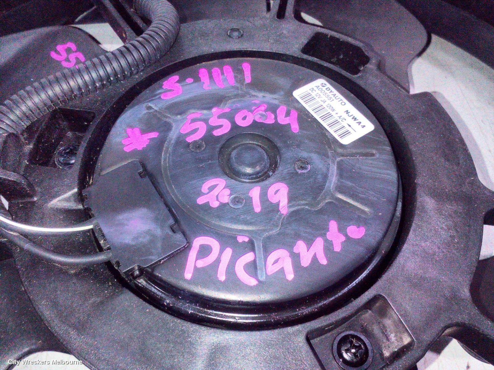 KIA PICANTO FAN, 1.25, PETROL, G4LA, JA, 05/2017 ONWARDS