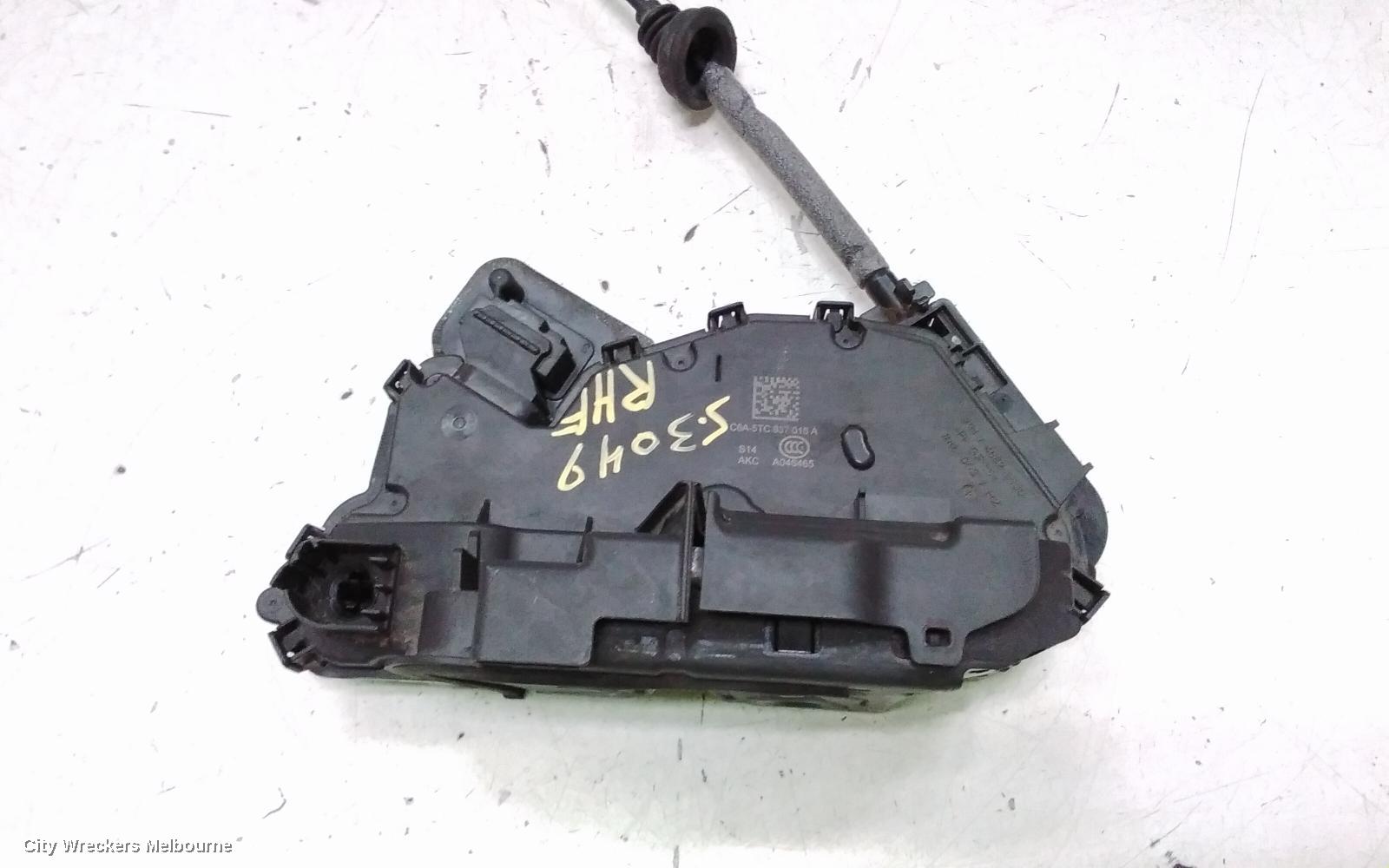 VOLKSWAGEN CADDY DOOR/BOOT/GATE LOCK, RIGHT FRONT DOOR LOCK, 2KN, 07/2015 - 02/2021