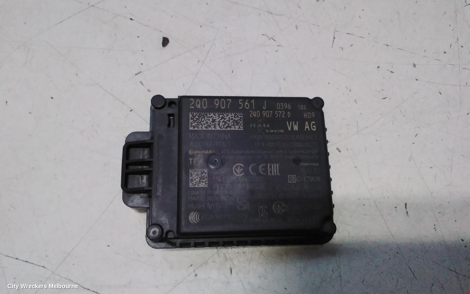 VOLKSWAGEN T-CROSS REVERSE CAMERA, C1, FRONT RADAR SENSOR, 01/2020 ONWARDS
