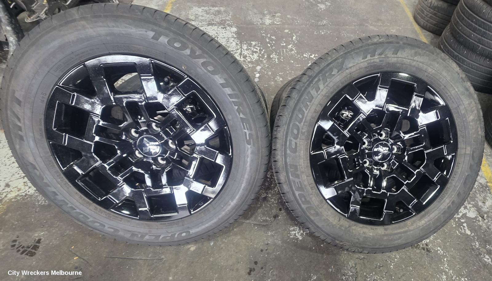 MITSUBISHI OUTLANDER WHEEL MAG, FACTORY, 18X7.5IN, MULTISPOKE, HIGH GLOSS BLACK, ZM, 01/2025 ONWARDS