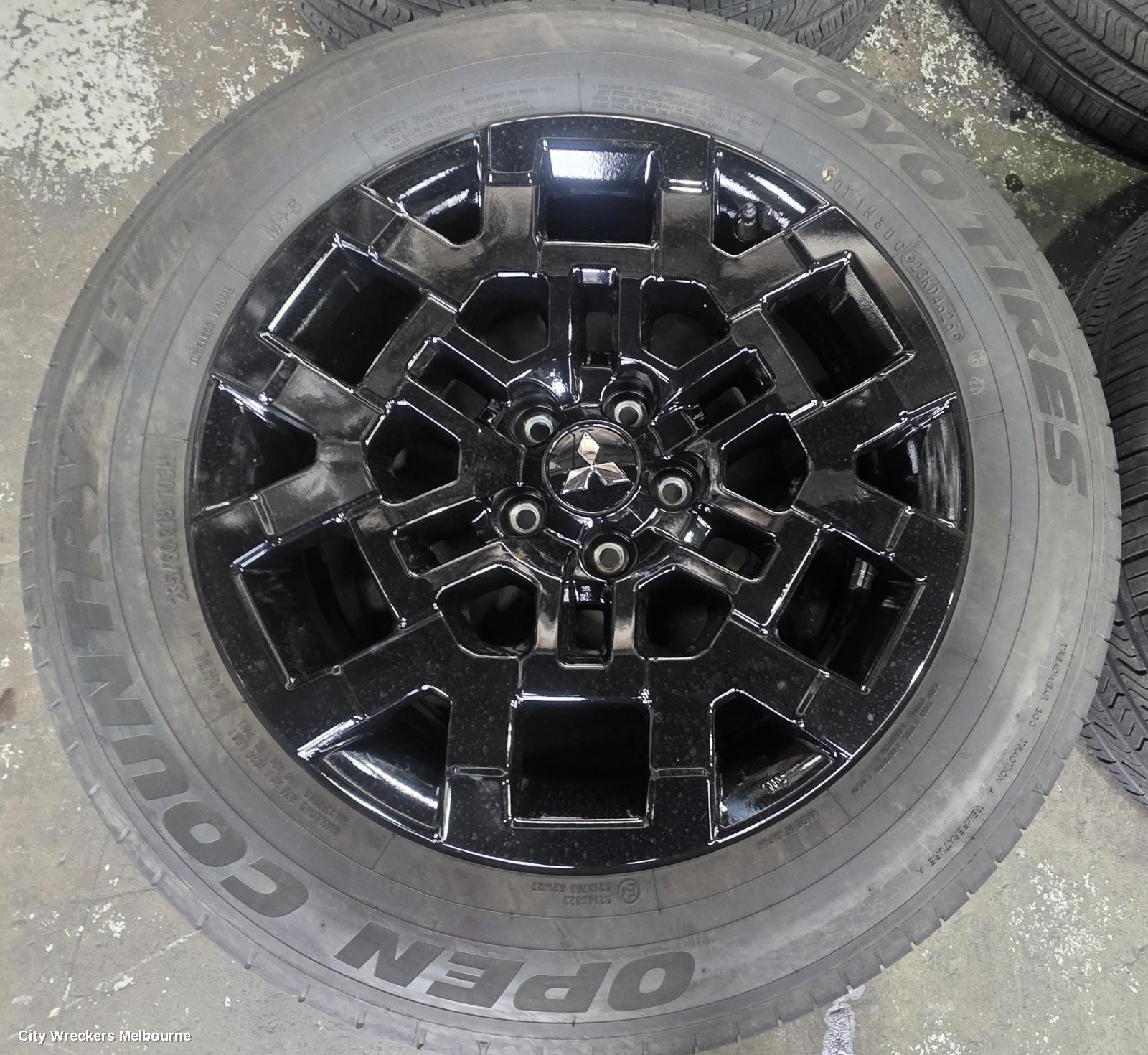 MITSUBISHI OUTLANDER WHEEL MAG, FACTORY, 18X7.5IN, MULTISPOKE, HIGH GLOSS BLACK, ZM, 01/2025 ONWARDS