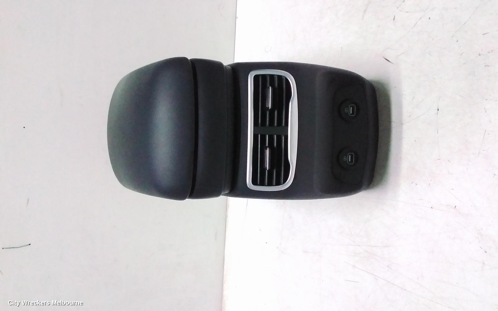 HYUNDAI SANTA FE CONSOLE, AUTO T/M, TM, LEATHER, BLACK, 03/2018 - 10/2023