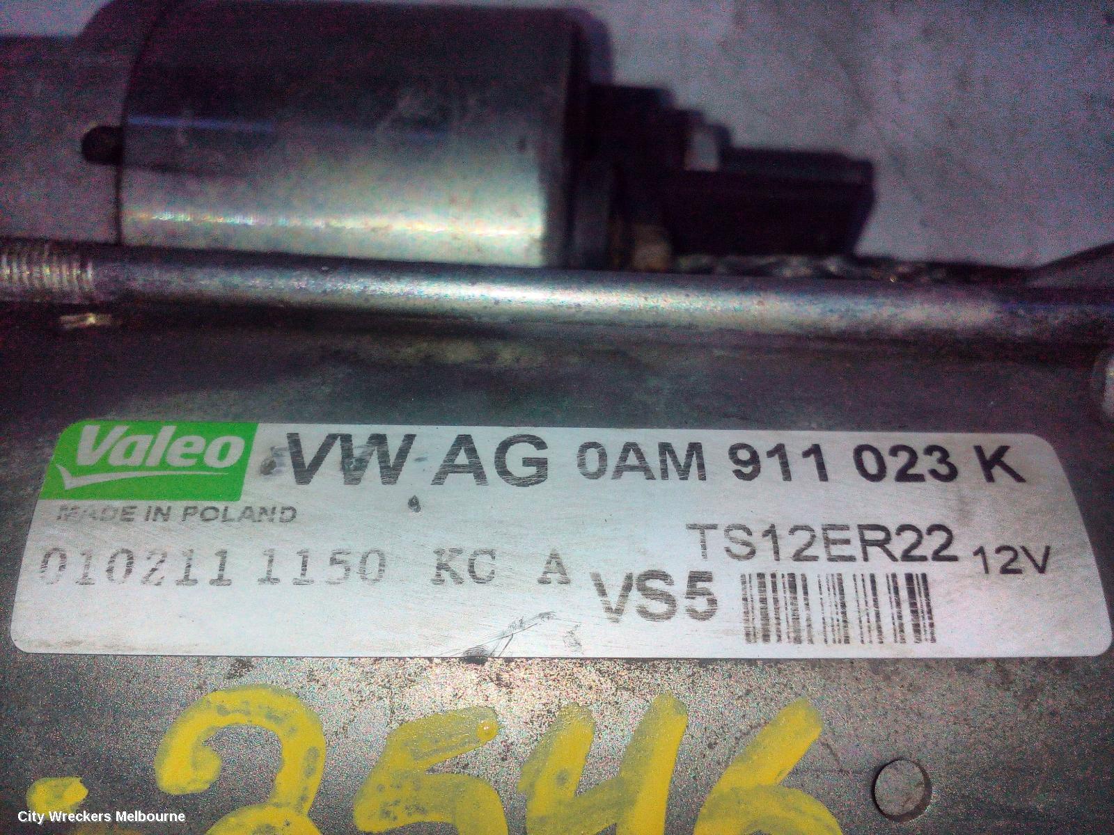 VOLKSWAGEN GOLF STARTER, PETROL, 1.4, GEN 6, 10/2008 - 01/2016